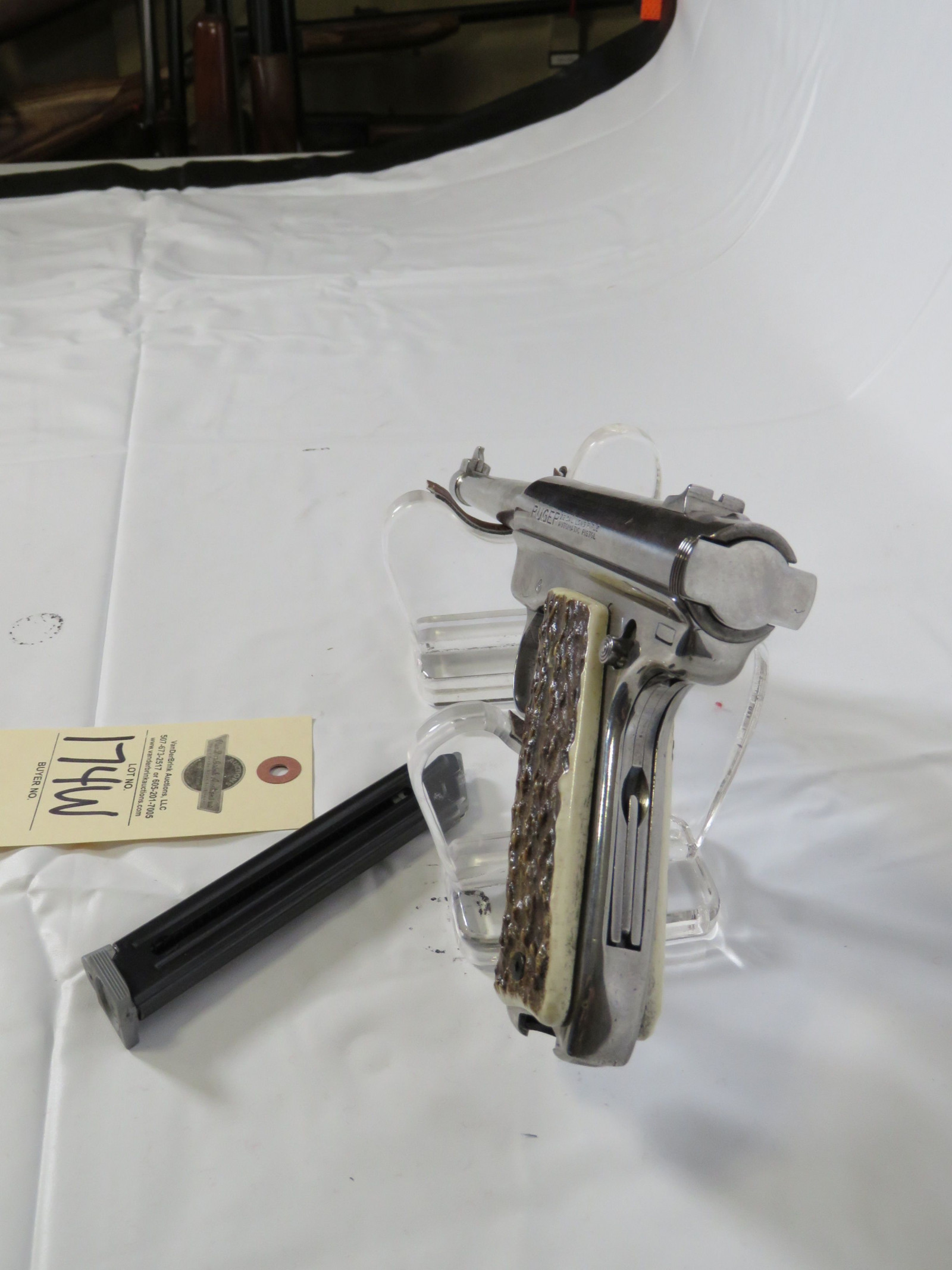 Ruger Mark 1 Target .22LR Semi-Automatic Pistol with Antler Grip - Image 3