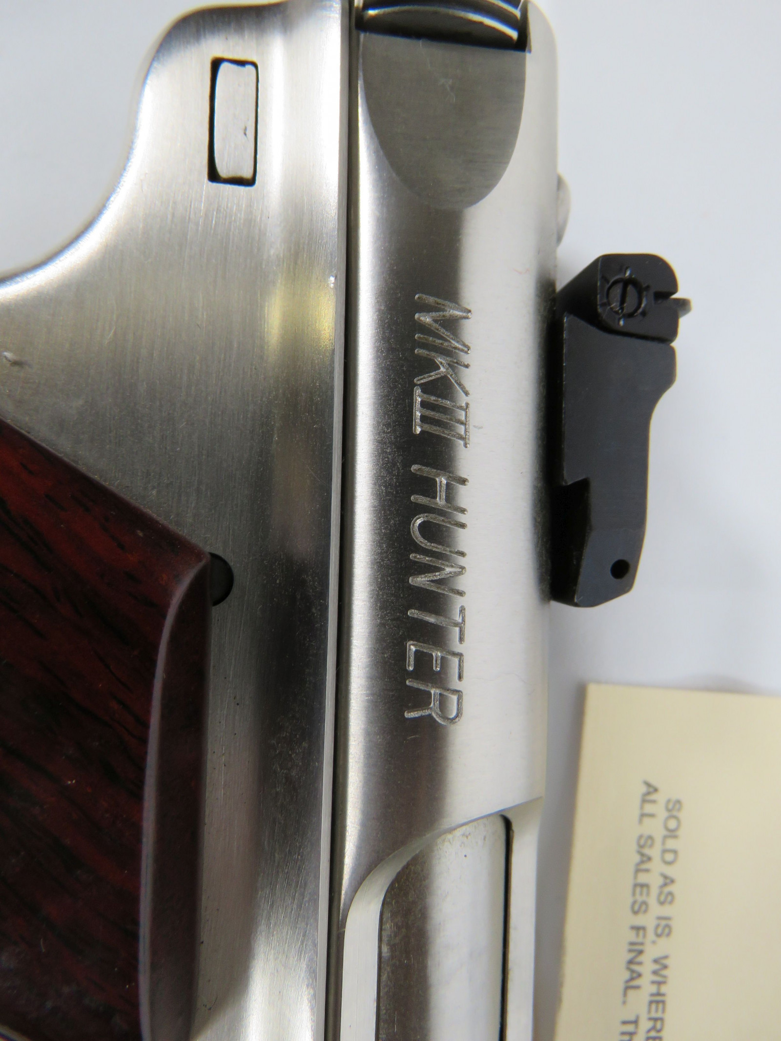 Ruger Mark 3 Target Hunter .22 handgun - Image 10