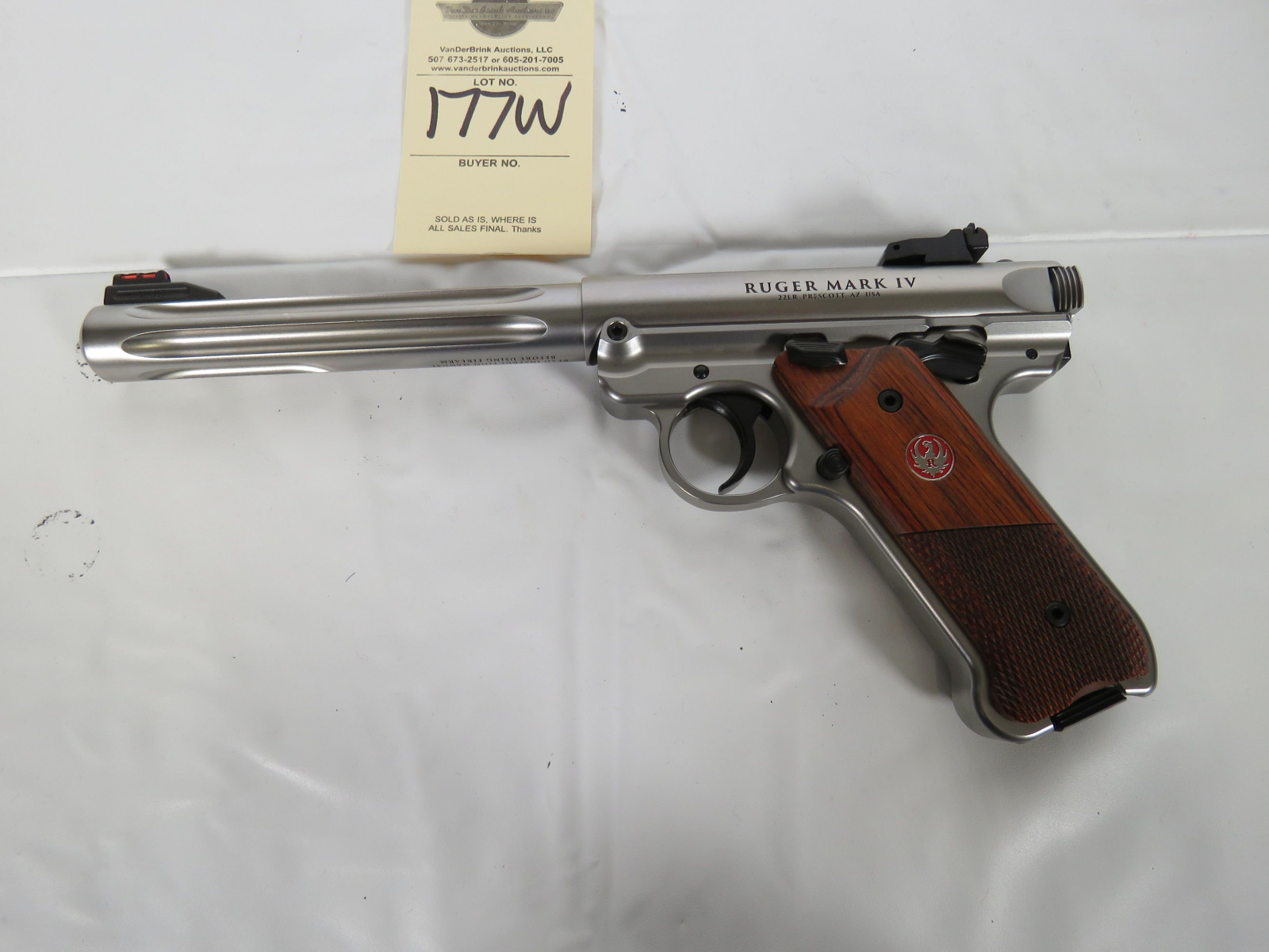 Ruger Mark 4 Target Hunter .22LR Handgun - Image 7