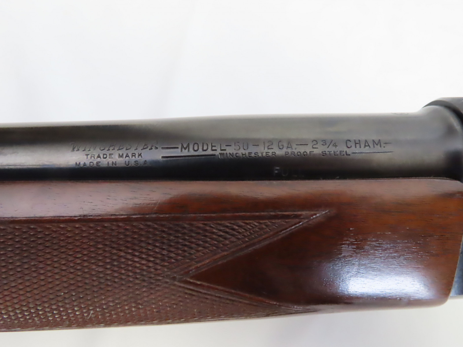 Winchester Model 50 Feather Weight 12 Gauge Shotgun - Image 7