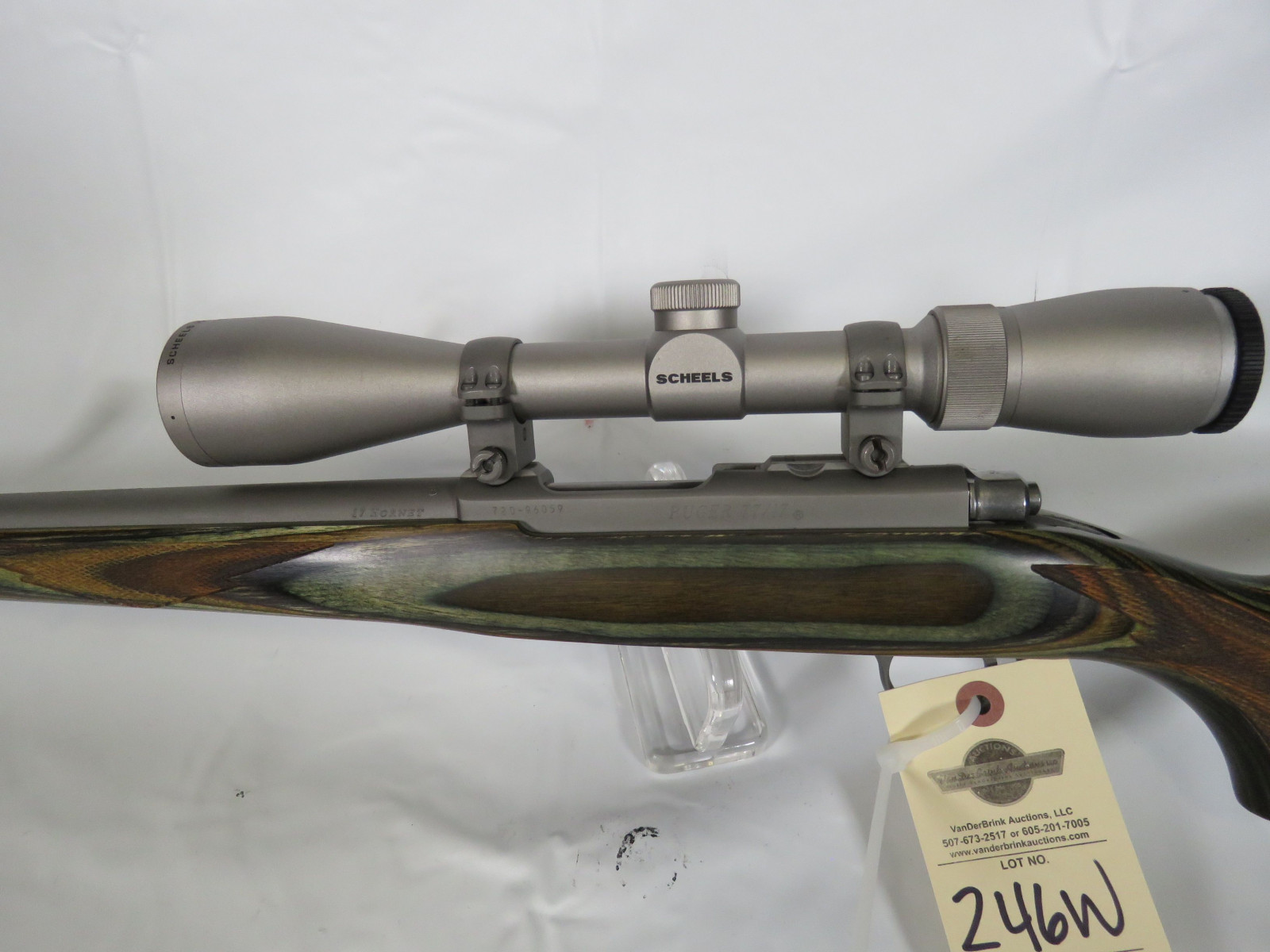 Ruger 77/17 .17 Hornet Bolt Action rifle with Scope - Image 2