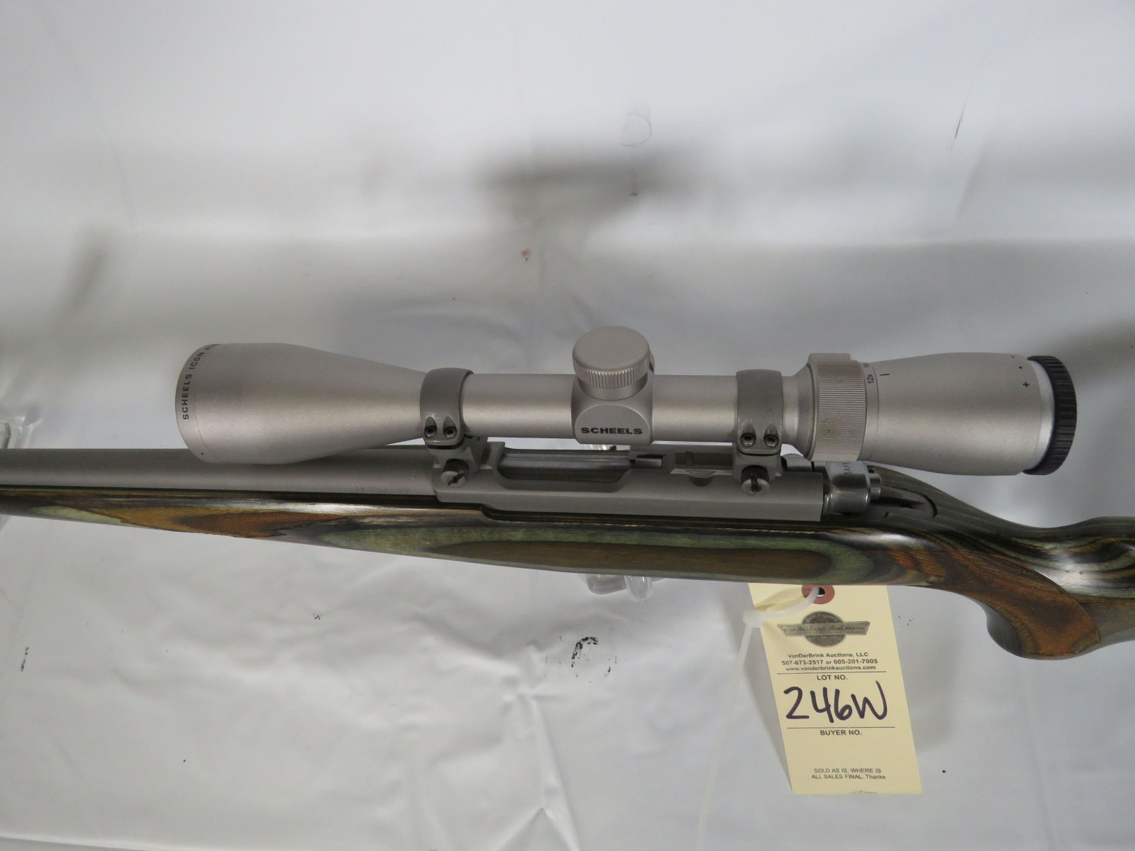 Ruger 77/17 .17 Hornet Bolt Action rifle with Scope - Image 3