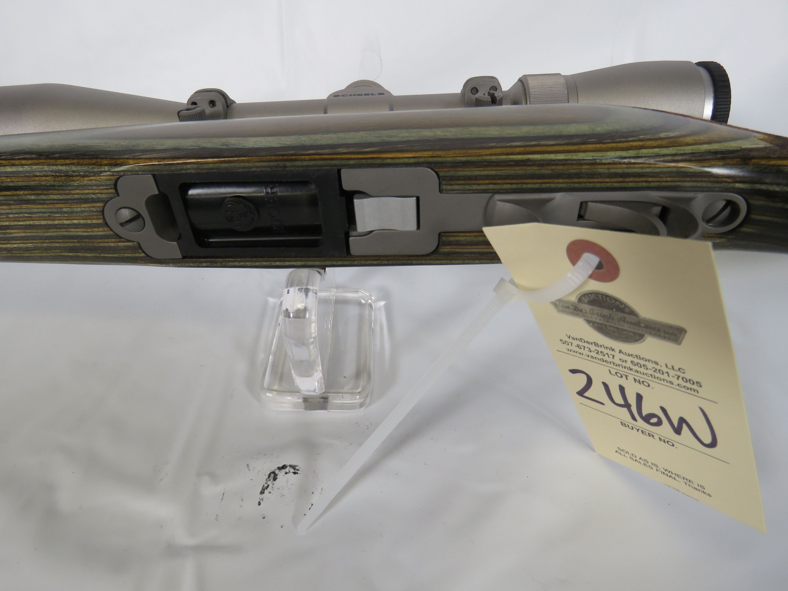 Ruger 77/17 .17 Hornet Bolt Action rifle with Scope - Image 7