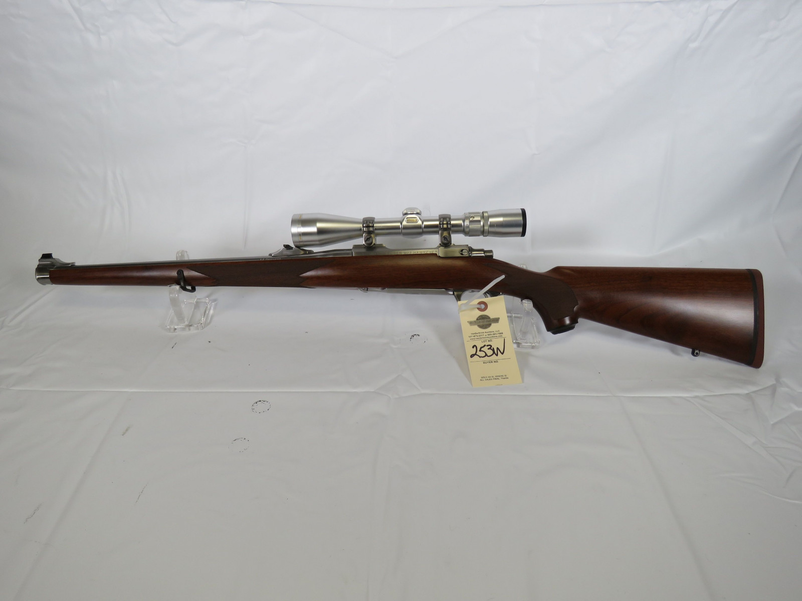 Ruger M77 Hawkeye Mannlicher 6.5 Creedmoor Bolt Action rifle with Scope - Image 1