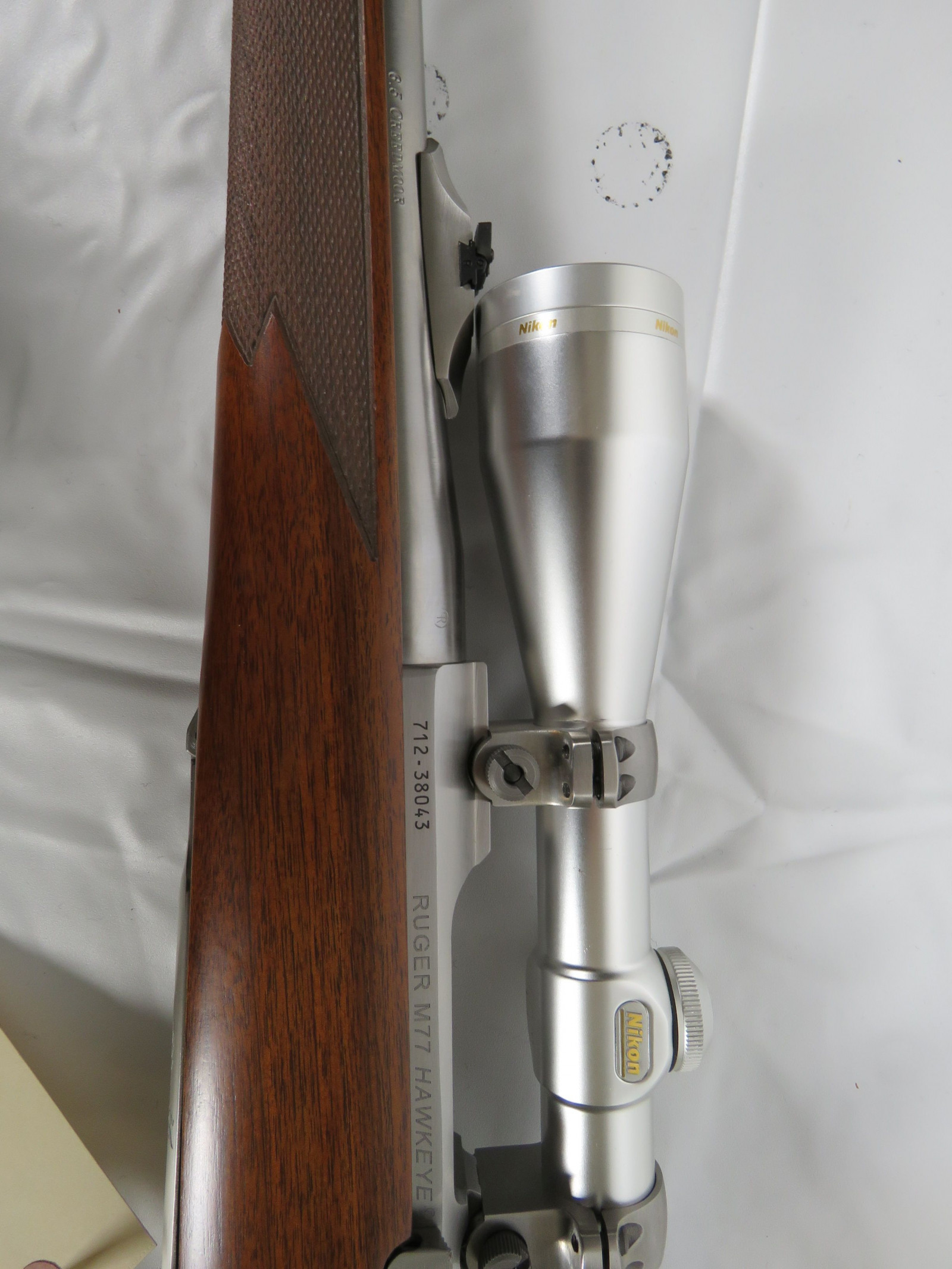 Ruger M77 Hawkeye Mannlicher 6.5 Creedmoor Bolt Action rifle with Scope - Image 14