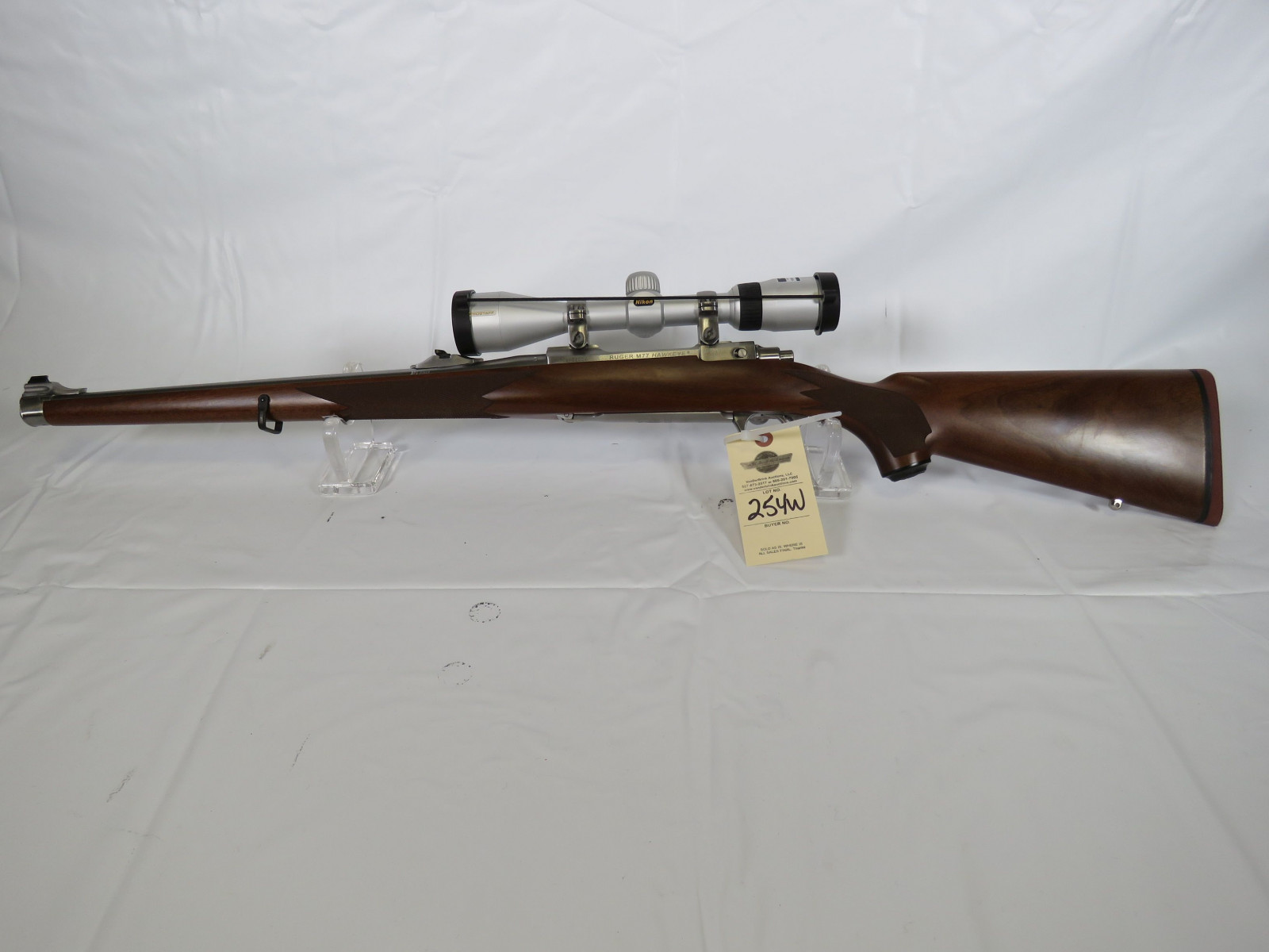 Ruger M77 Hawkeye .275 Rigby Mannlicher Bolt Action Rifle with Scope - Image 1