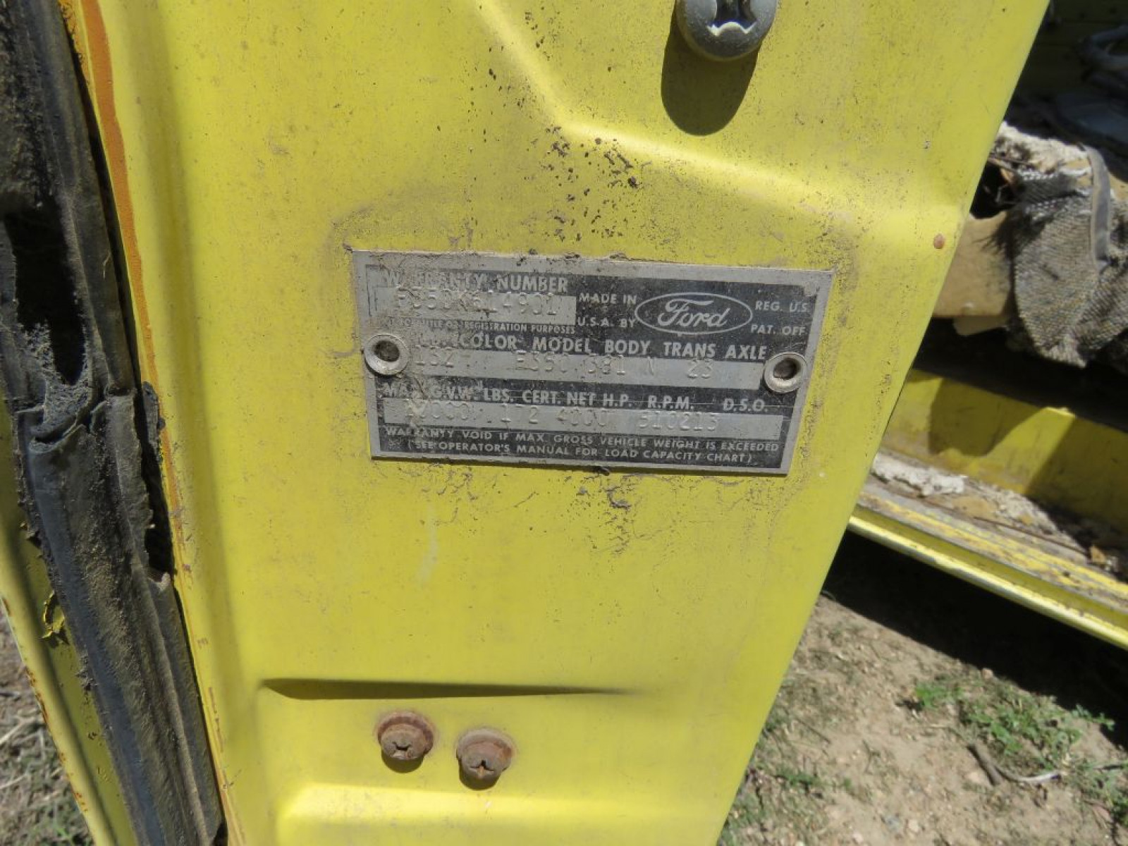 1964-4 Ford Cab - Image 5