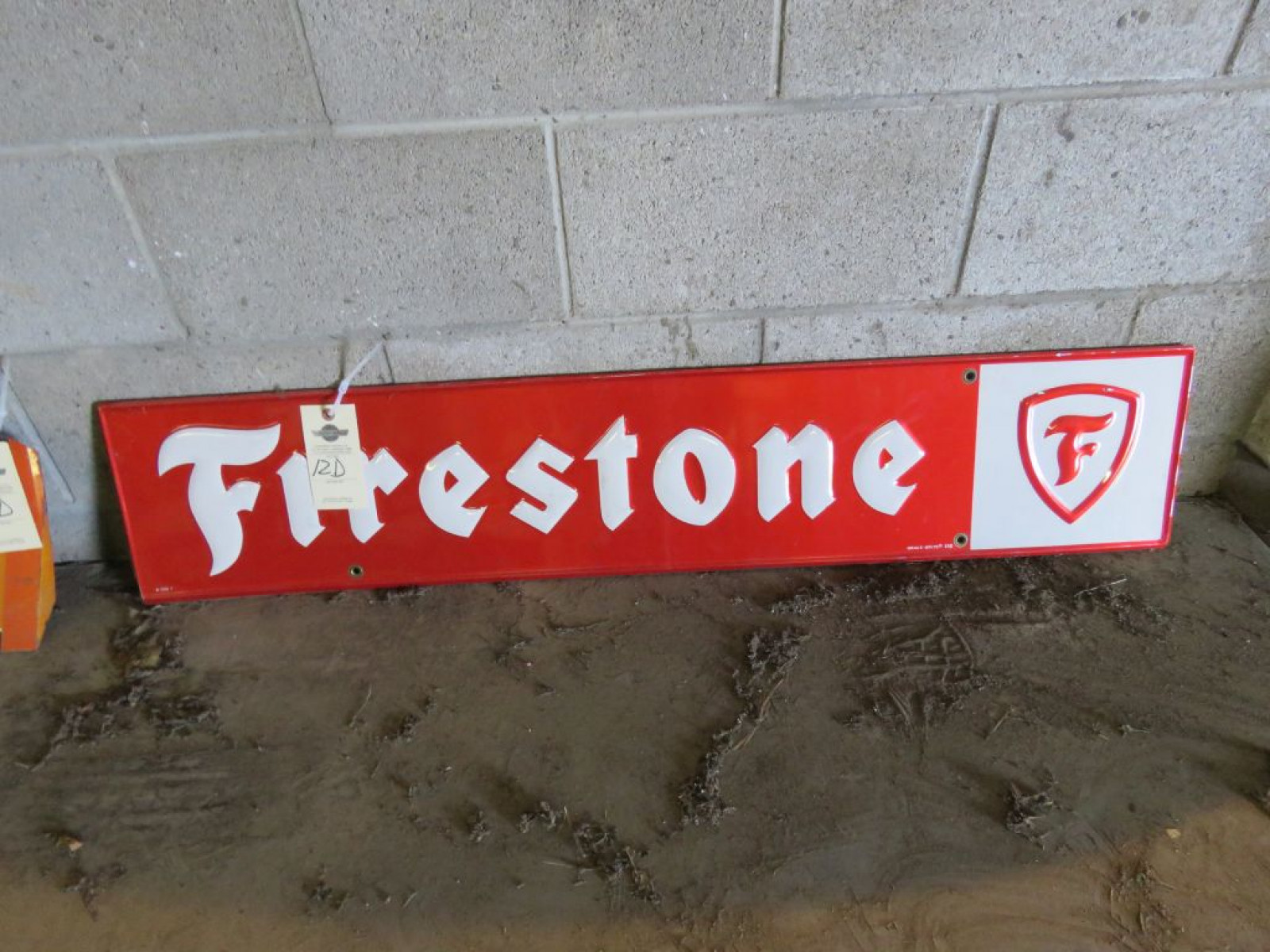 Firestone Tires Embossed Sign - Image 1