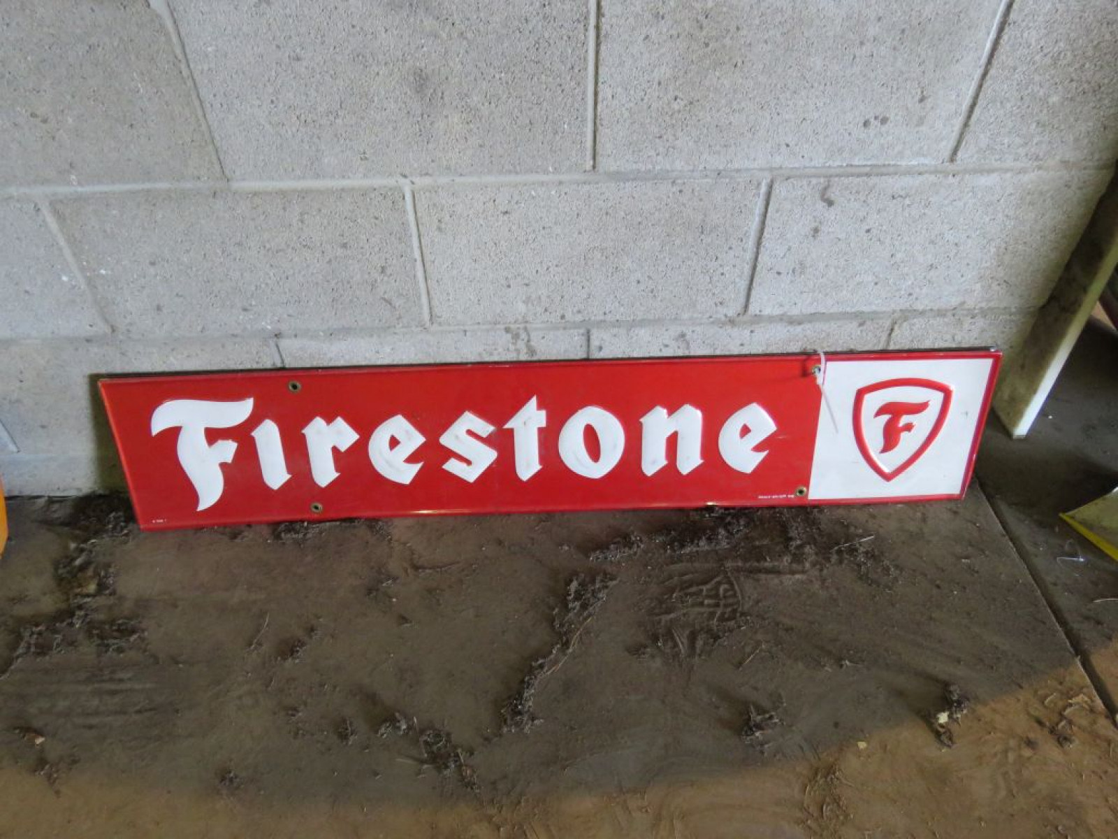 Firestone Tires Embossed Sign - Image 4