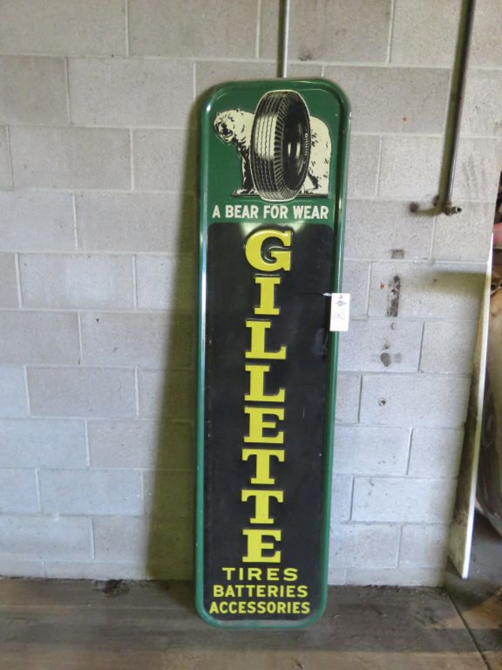 Gillette Tires Sign - Image 1