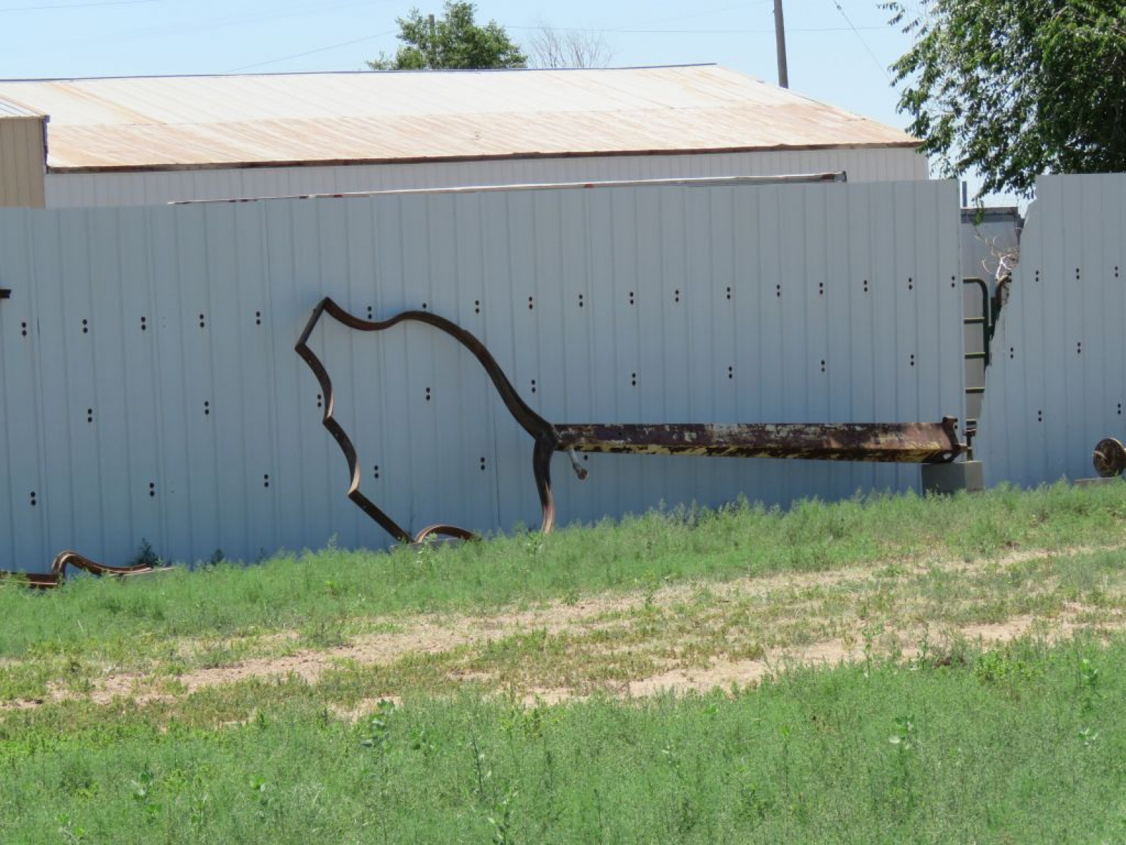 Phillips 66 Pole and Frame - Image 1