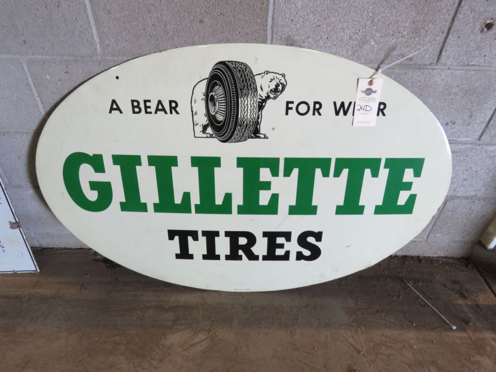 Gillette Tires Sign - Image 1