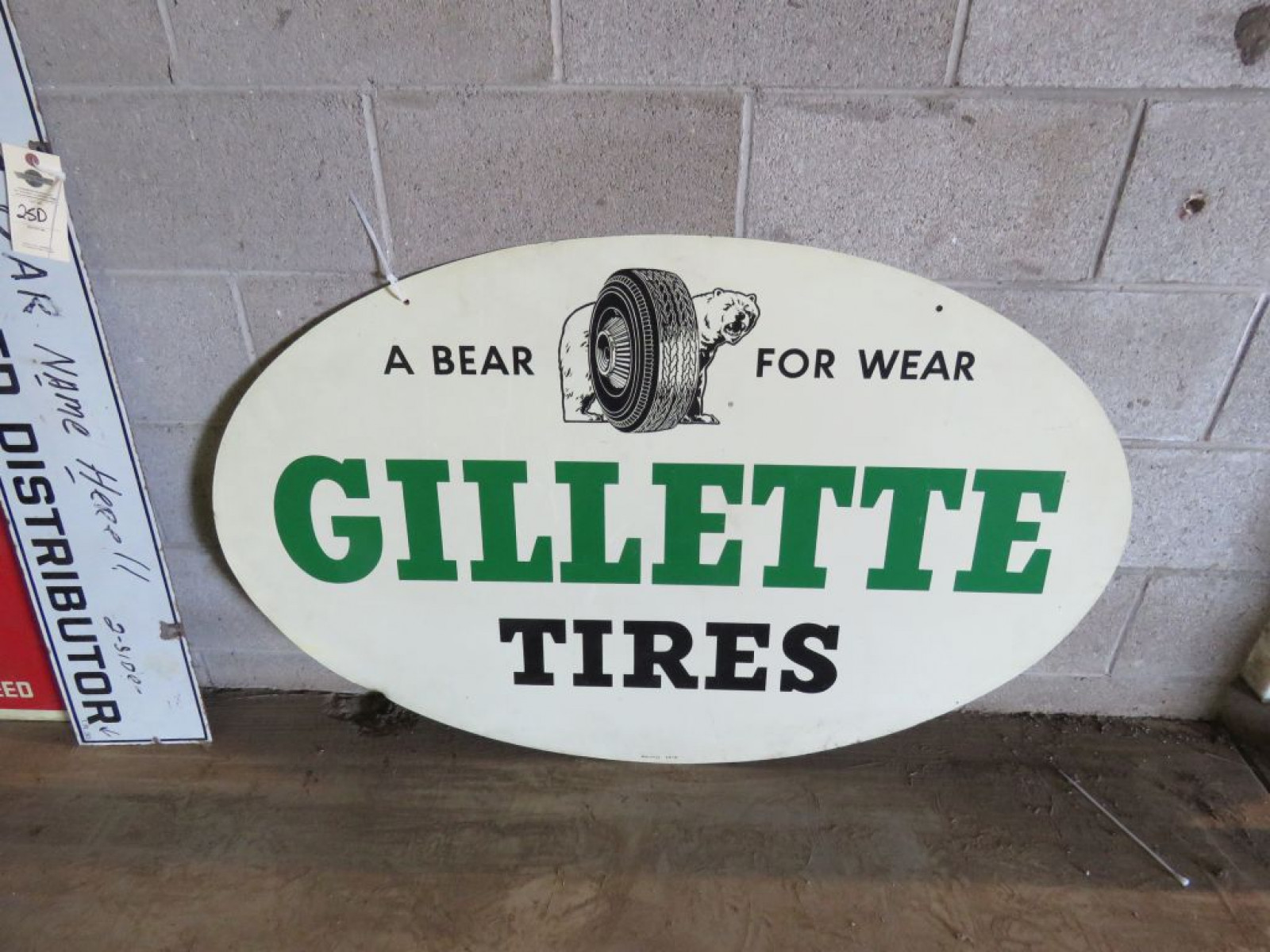 Gillette Tires Sign - Image 3