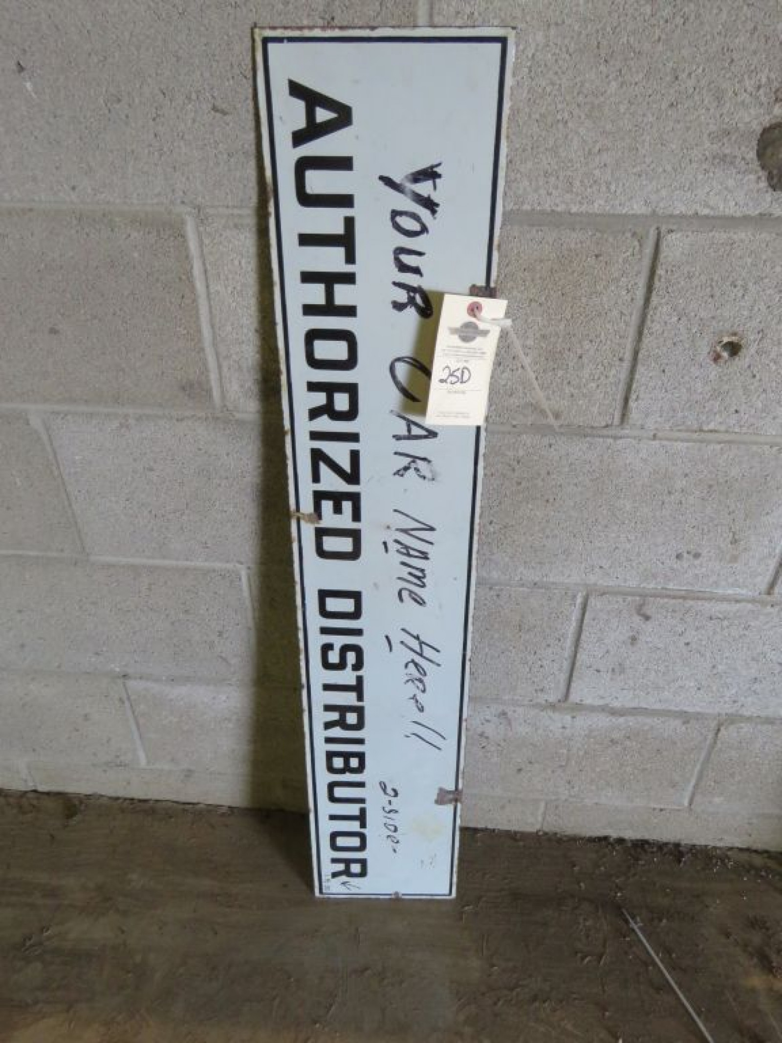Authorized Dealer Sign unassigned - Image 1