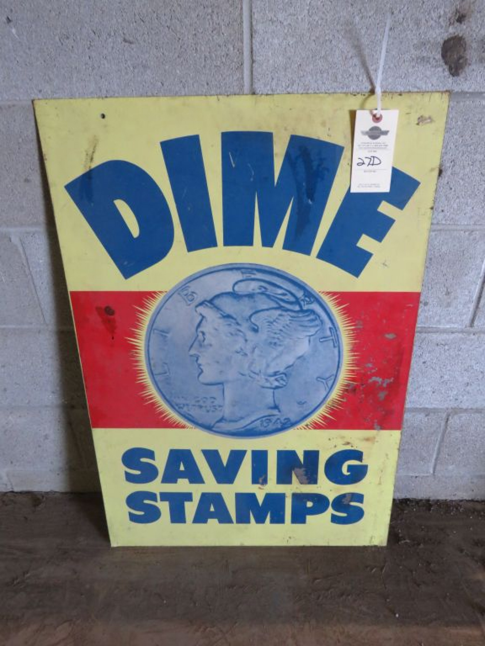 Dime Saving Stamps Sign - Image 1