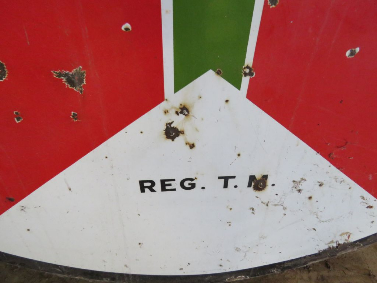 Texaco Double Sided Porcelain Sign - Image 5