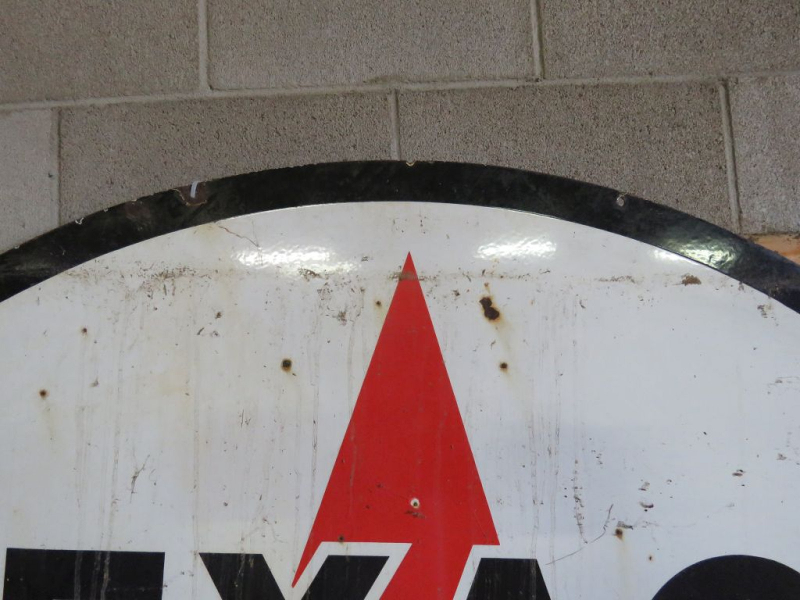 Texaco Double Sided Porcelain Sign - Image 6