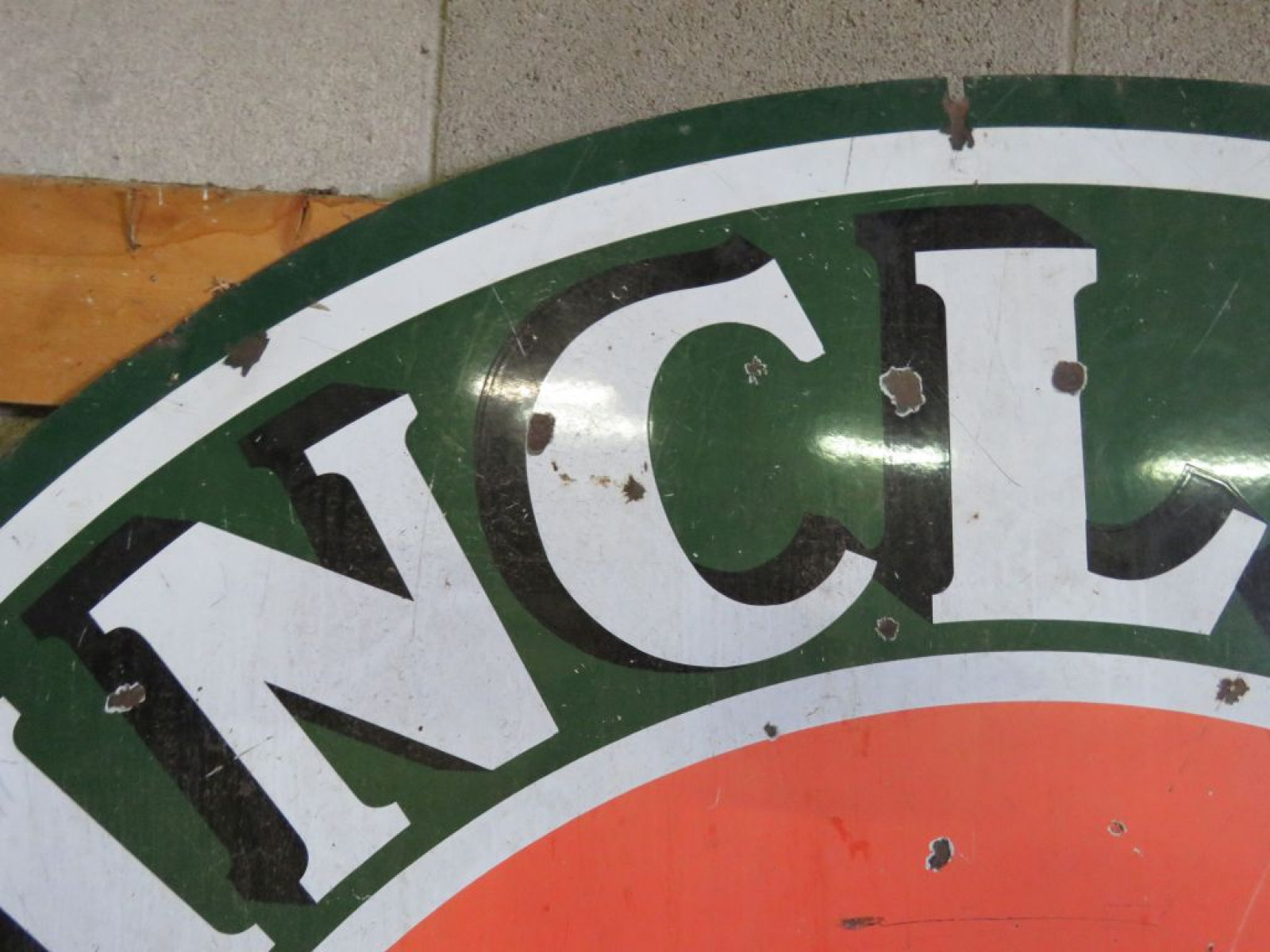 Sinclair Double Sided Porcelain Sign - Image 2