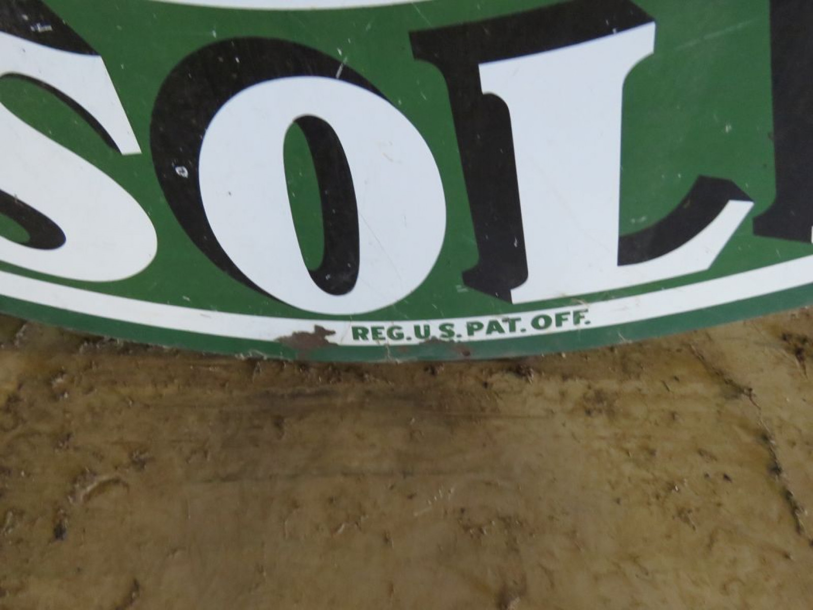 Sinclair Double Sided Porcelain Sign - Image 3