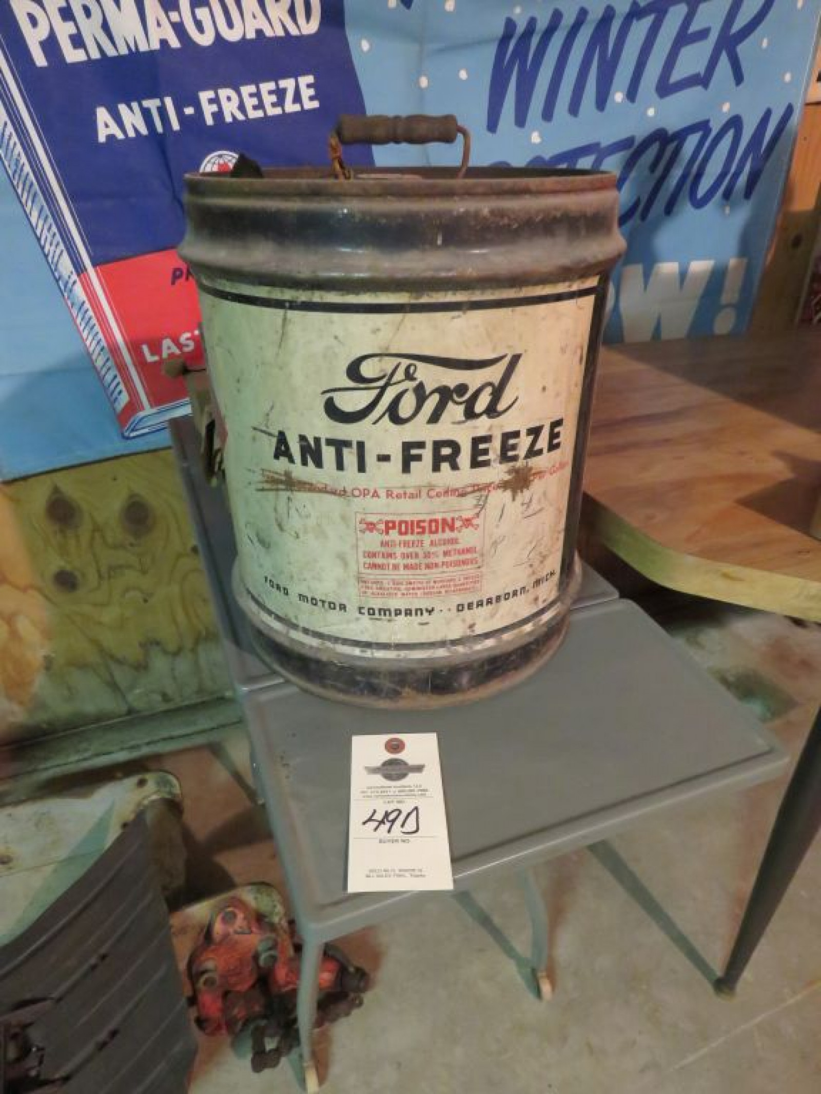 Ford Anti-Freeze 5 Gallon Can - Image 3