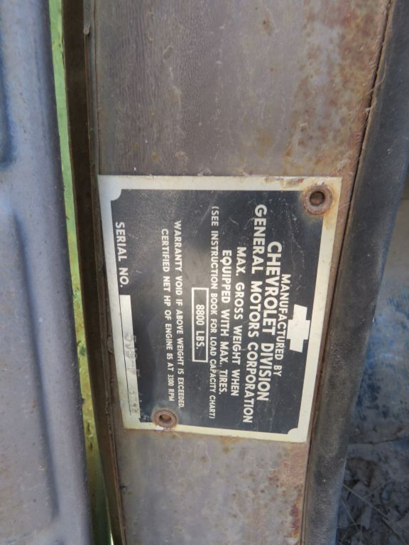 1953 Chevrolet 1 ton Pickup with 9ft Box - Image 8