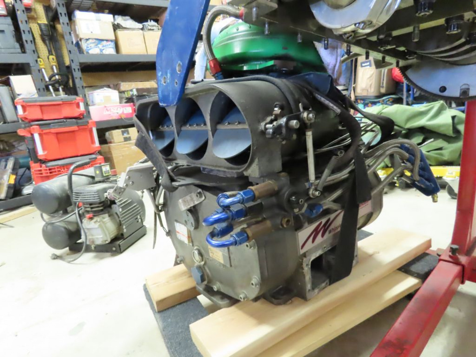 Keith Black Olds Aluminum Block- Arias Hemi Style Top fuel Motor - Image 17