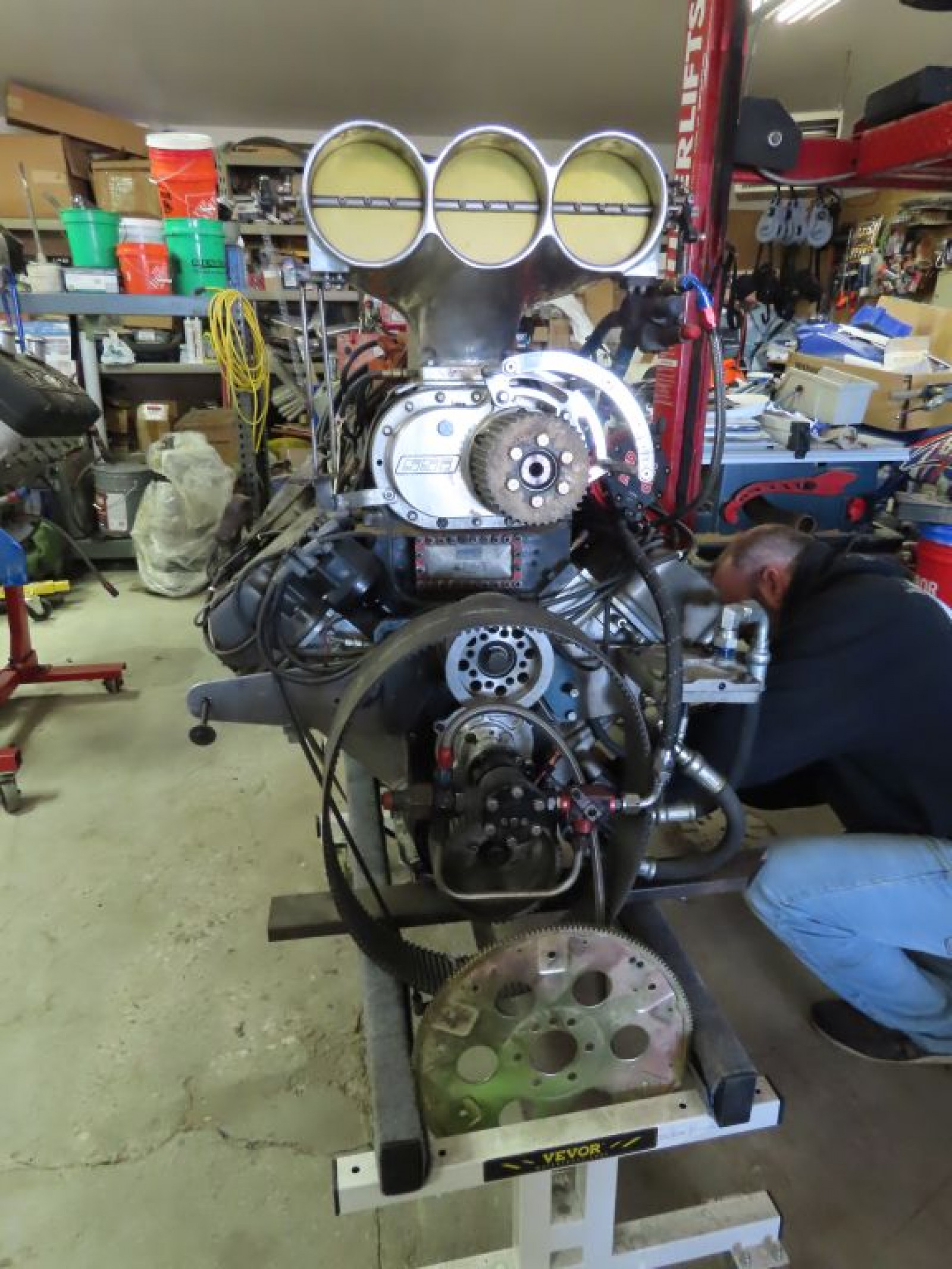 Keith Black Blown Nitrous/Alcohol 426 HEMI Style Motor - Image 3