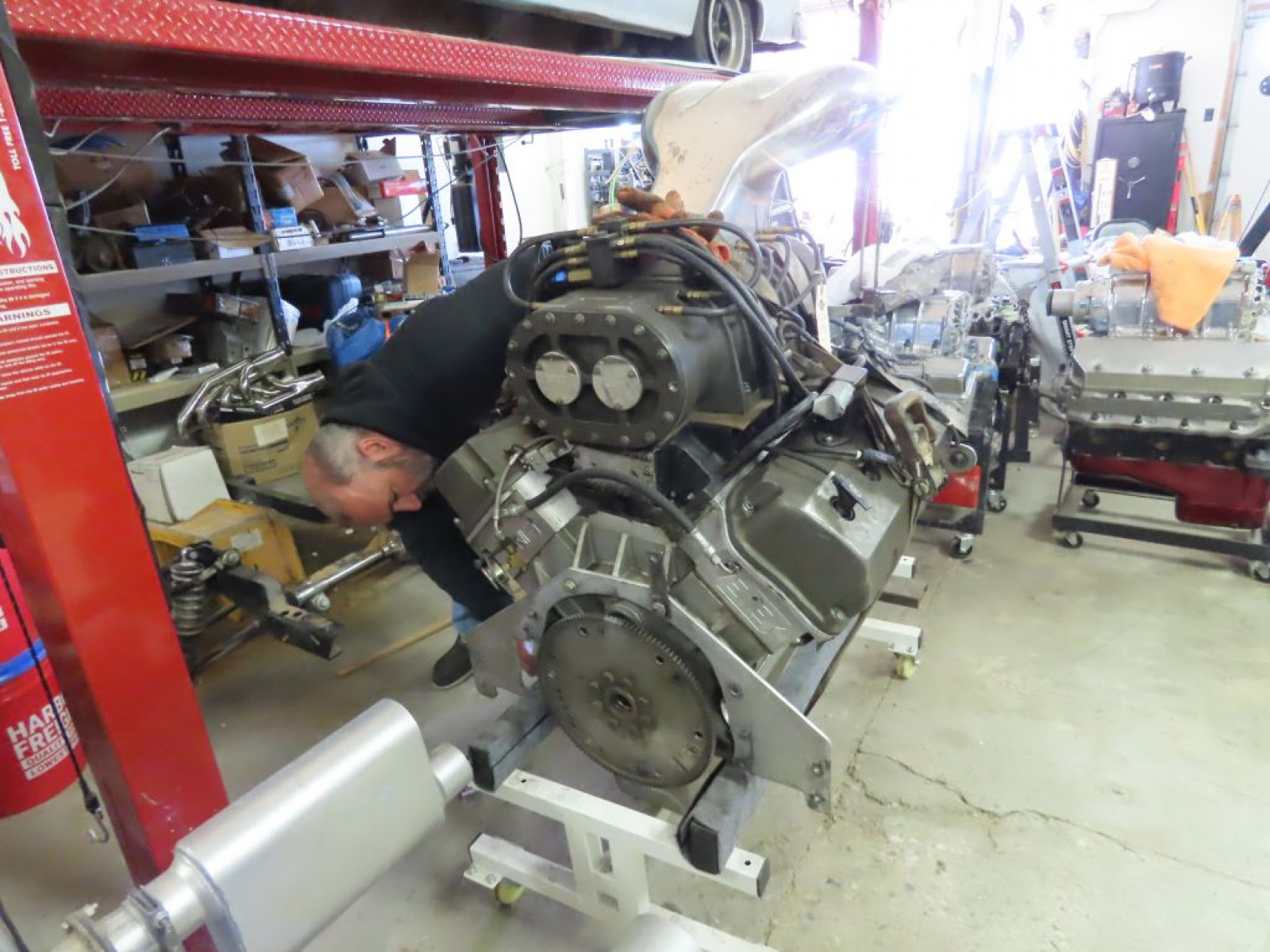 Keith Black Blown Nitrous/Alcohol 426 HEMI Style Motor - Image 4