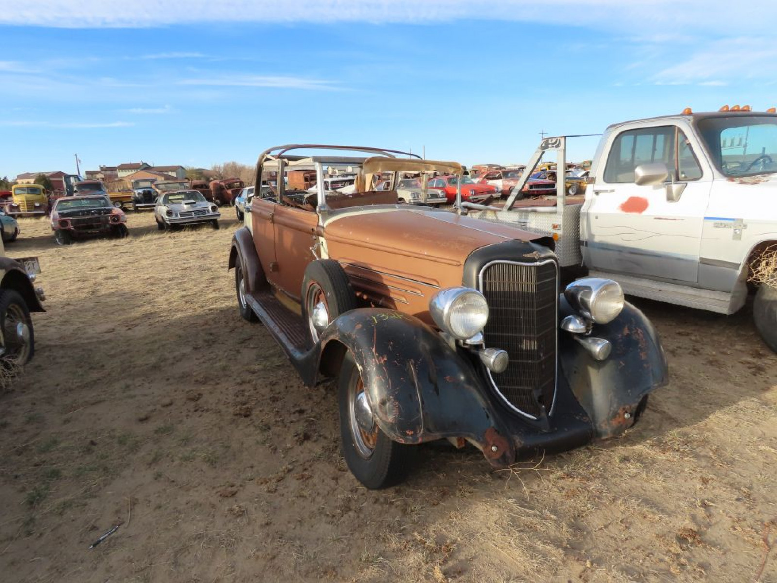 RARE 1933/34 Dodge 4dr Touring Convertible Sedan Custom - Image 1