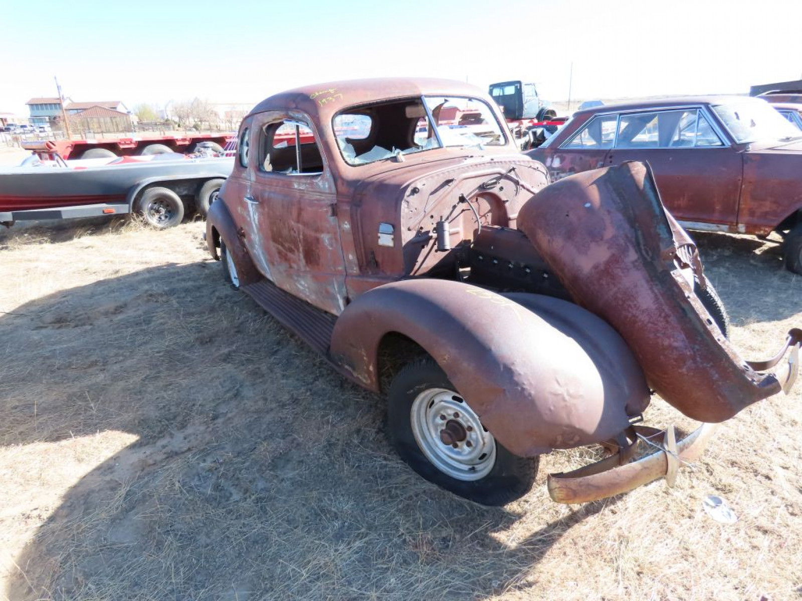 1937 Chevrolet Coupe for Project or Parts - Image 1