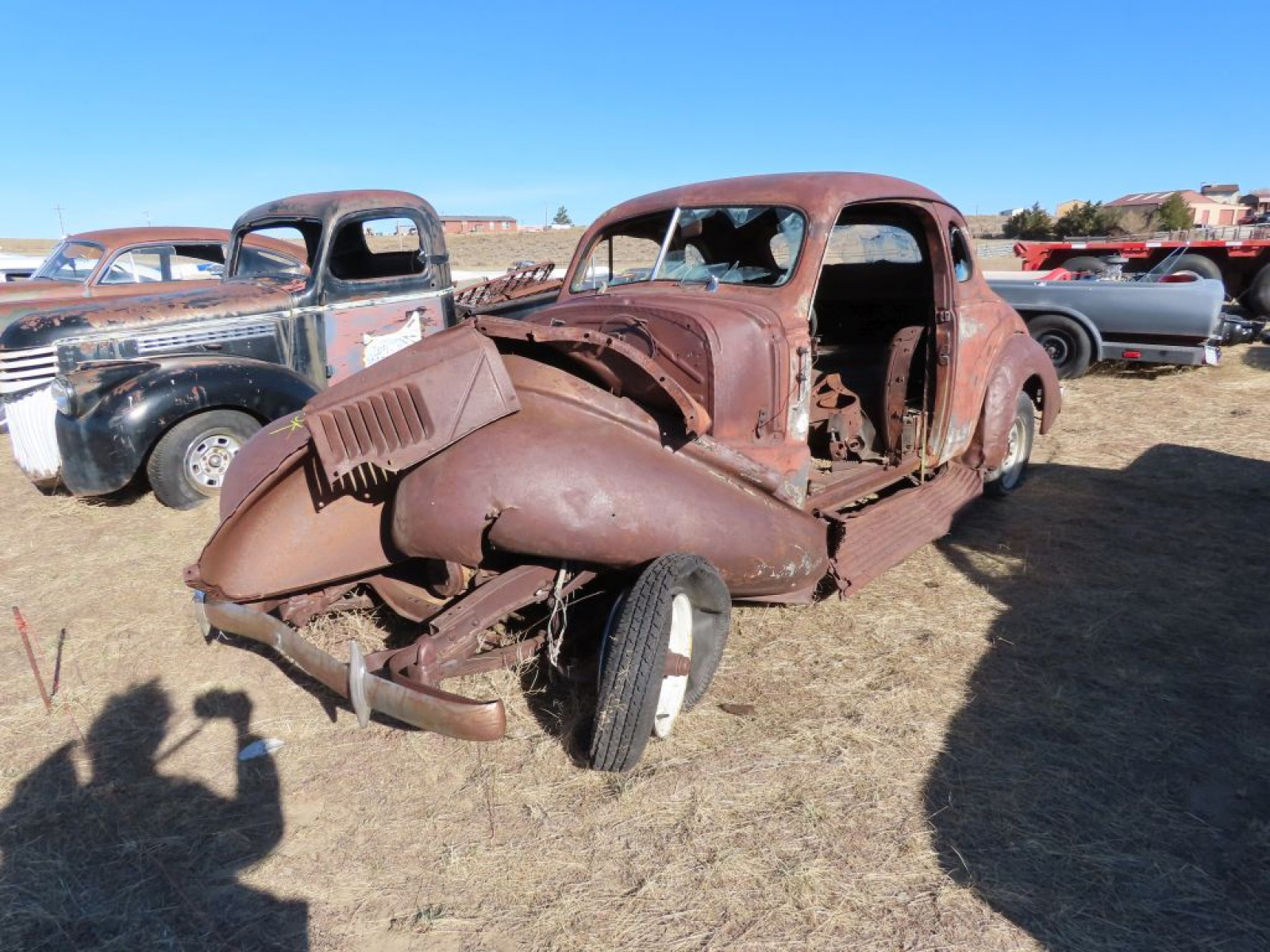 1937 Chevrolet Coupe for Project or Parts - Image 3