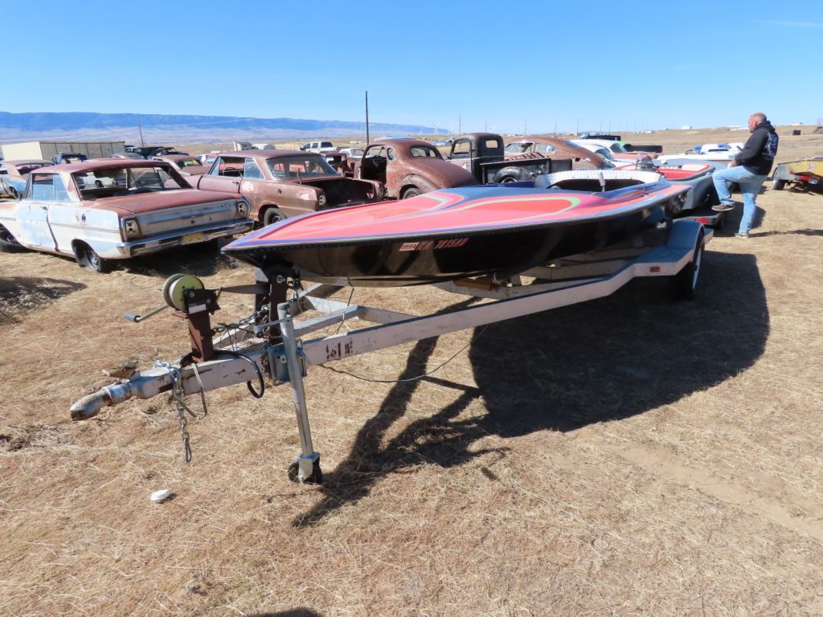 1970'S-1980'S Flat Botton Sprint Boat - Image 2