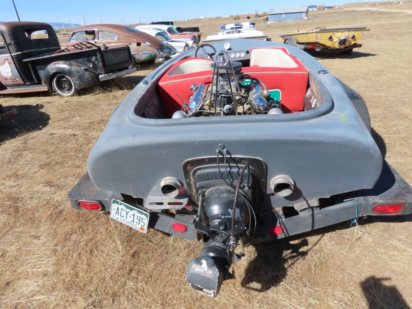 1970's-1980's Pickle Fork Hydro Flat Bottom Sprint Boat - Image 5