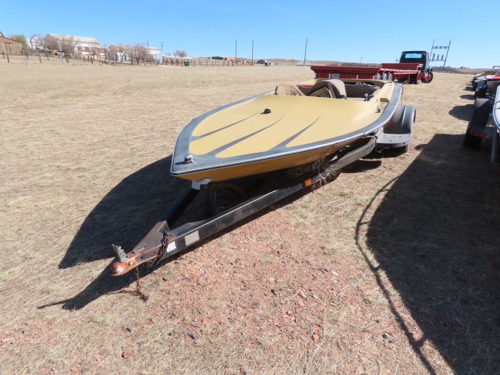 1970's-1980's Flat deck Speed Boat - Image 1