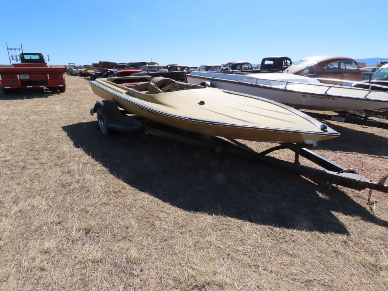 1970's-1980's Flat deck Speed Boat - Image 3