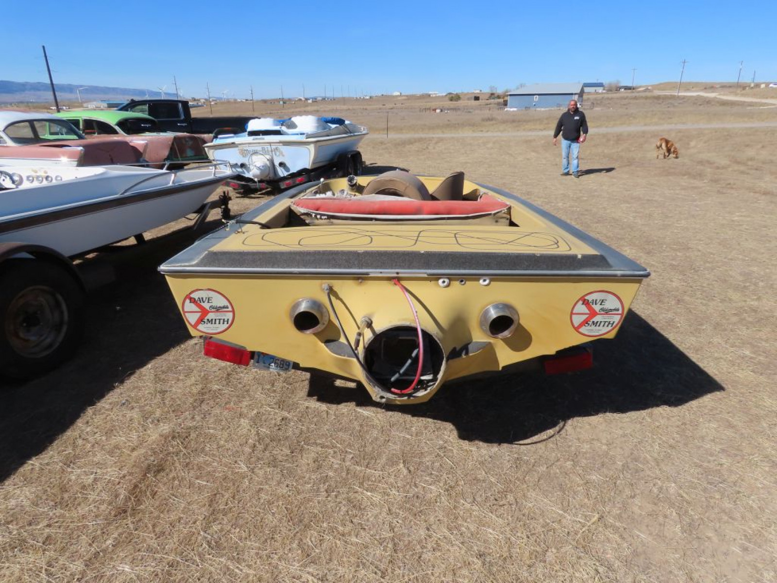 1970's-1980's Flat deck Speed Boat - Image 5