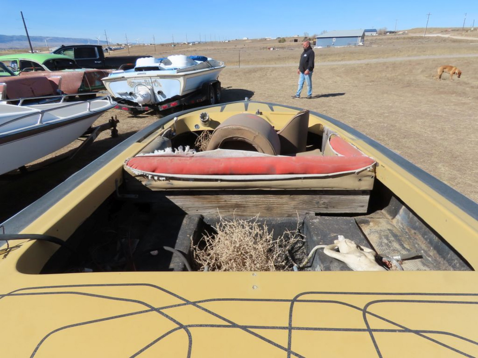 1970's-1980's Flat deck Speed Boat - Image 7