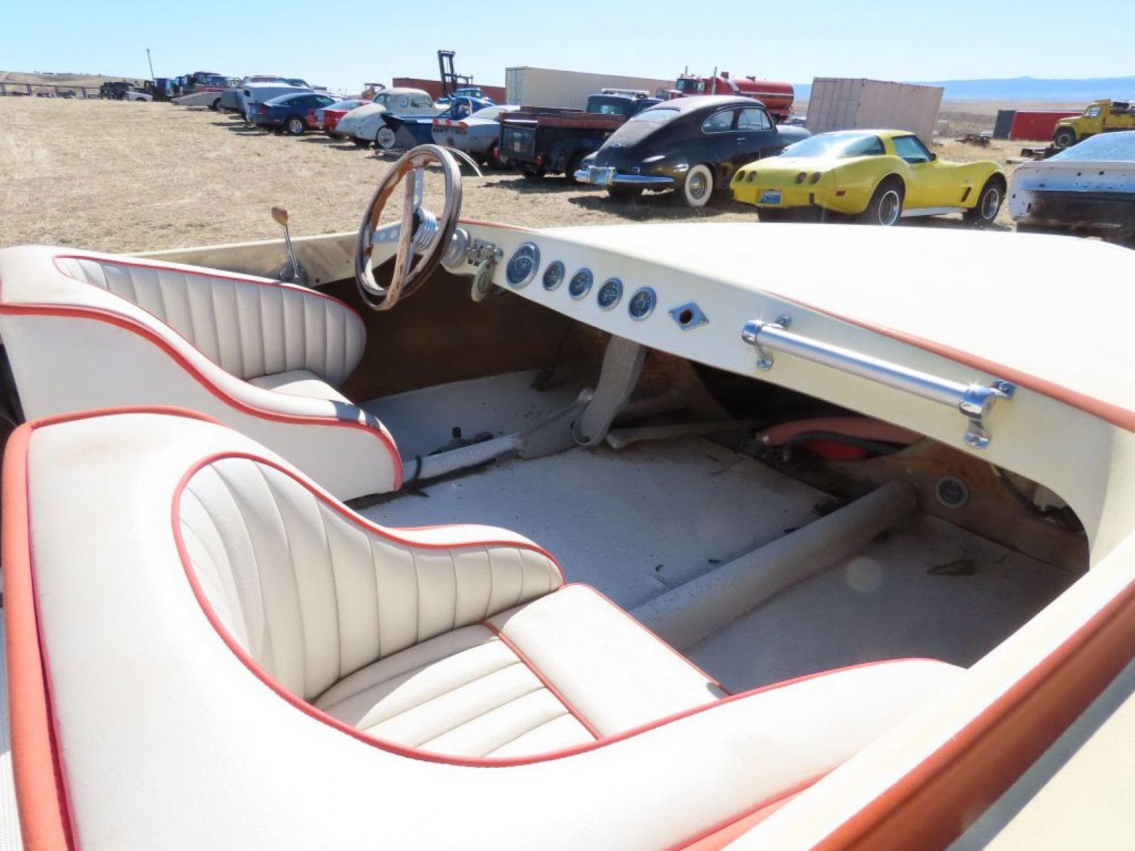 1960's-1970's Classic Flat Bottom Speed Boat - Image 10