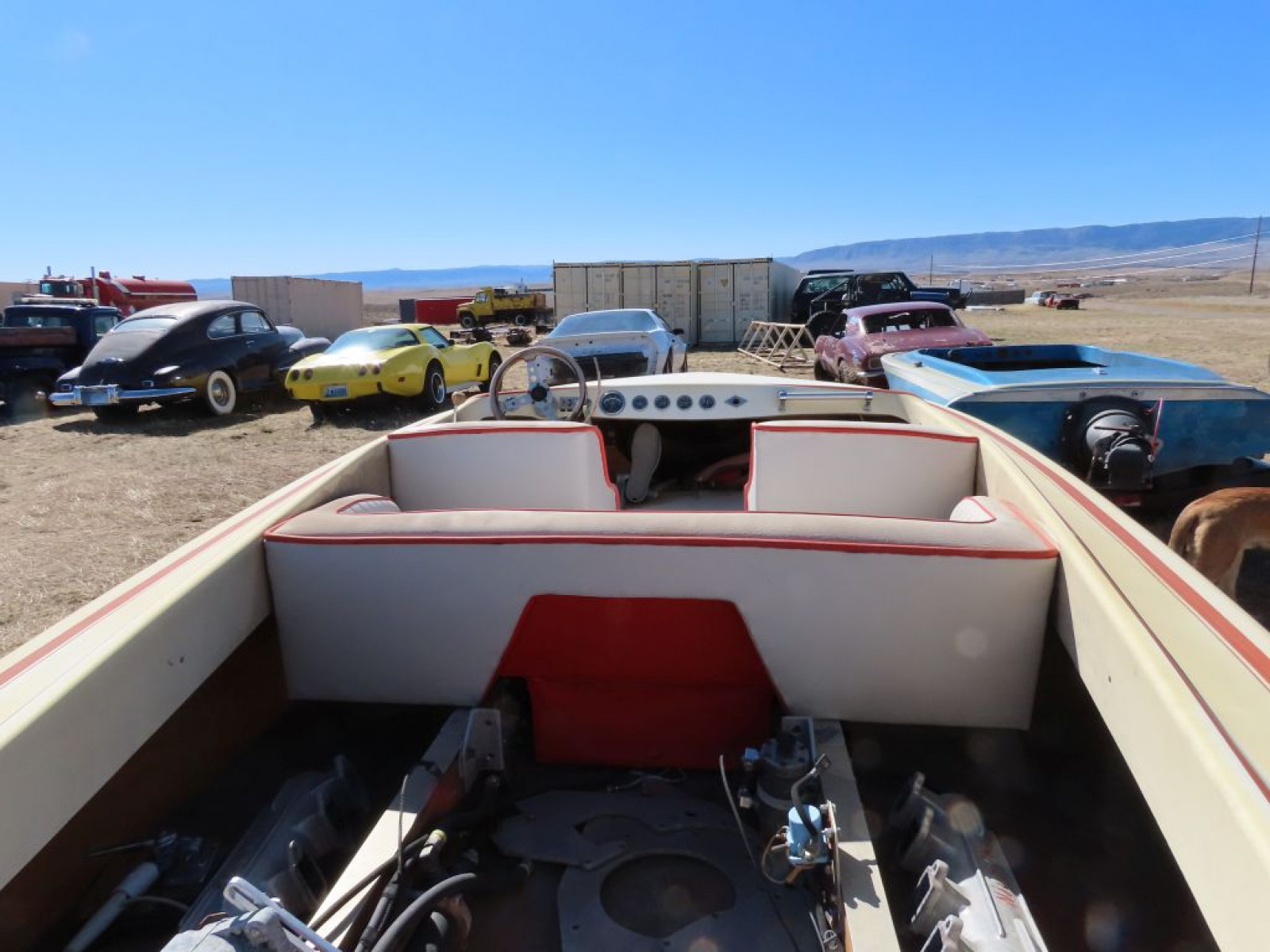 1960's-1970's Classic Flat Bottom Speed Boat - Image 5