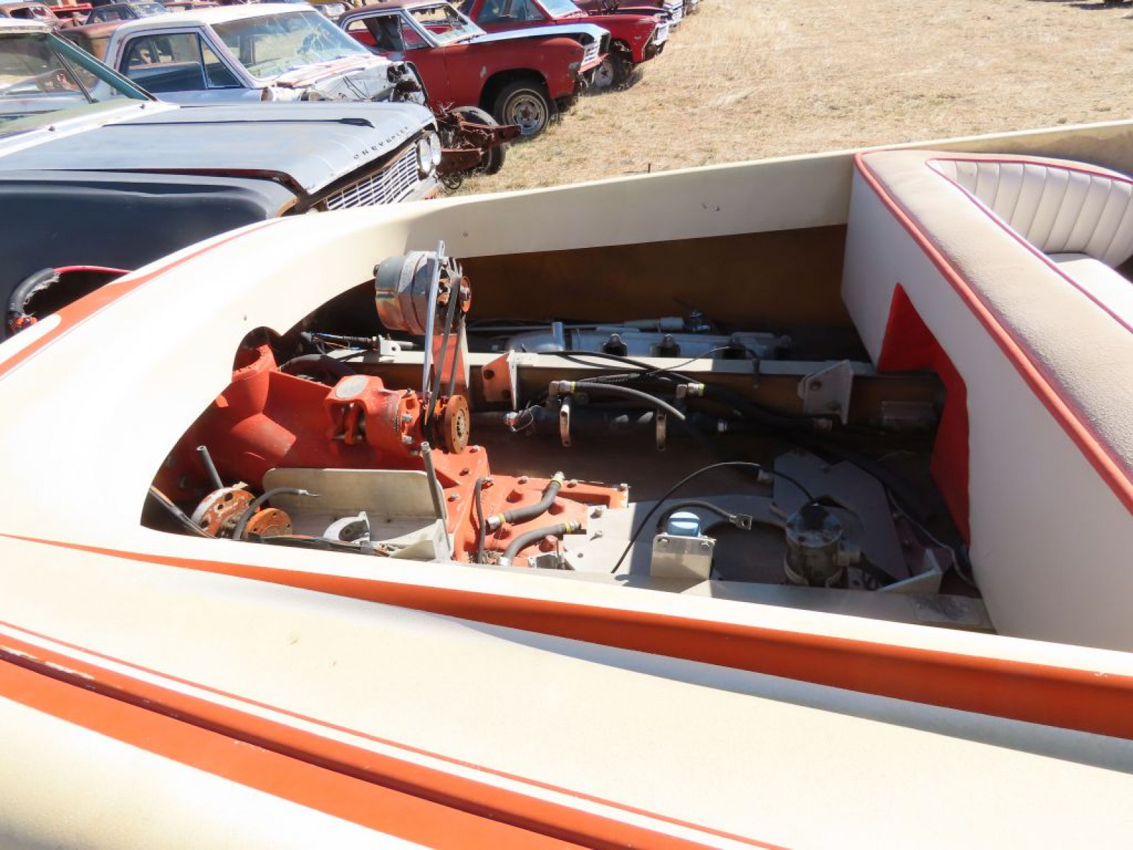 1960's-1970's Classic Flat Bottom Speed Boat - Image 8