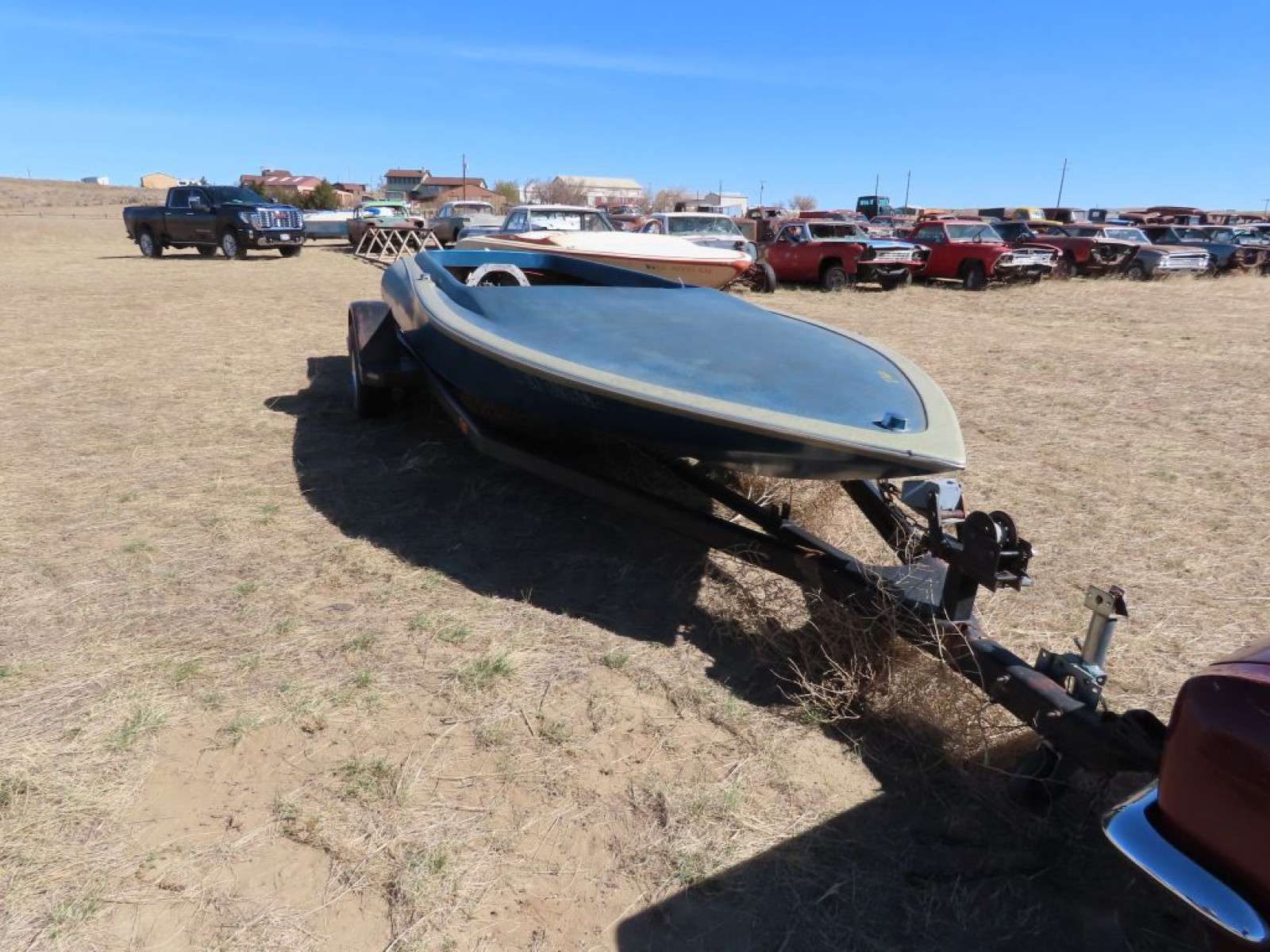 1970's-1980's Flat Deck Performance Speed Boat - Image 2