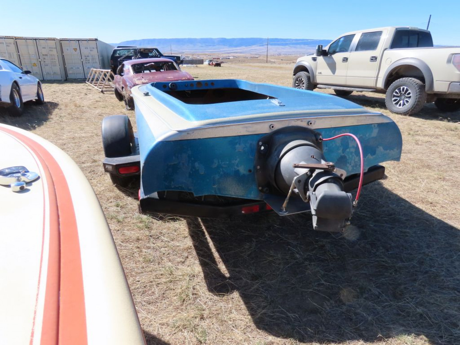 1970's-1980's Flat Deck Performance Speed Boat - Image 7
