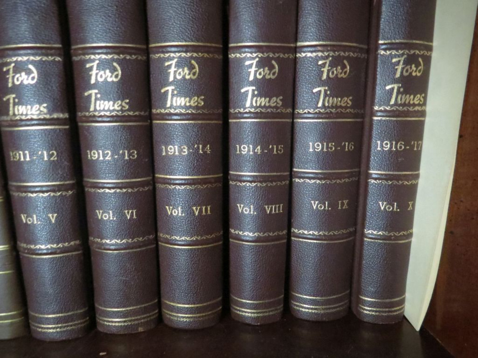 RARE and Excellent Condition of Ford Times From 1908-1917 Bound and Compiled - Image 4