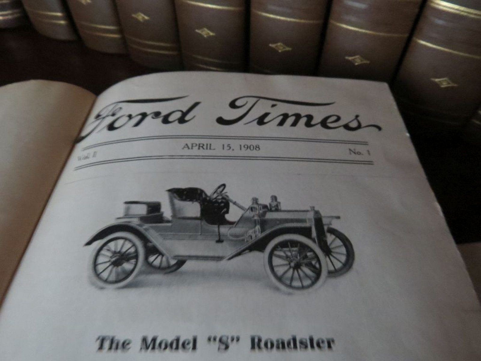 RARE and Excellent Condition of Ford Times From 1908-1917 Bound and Compiled - Image 5