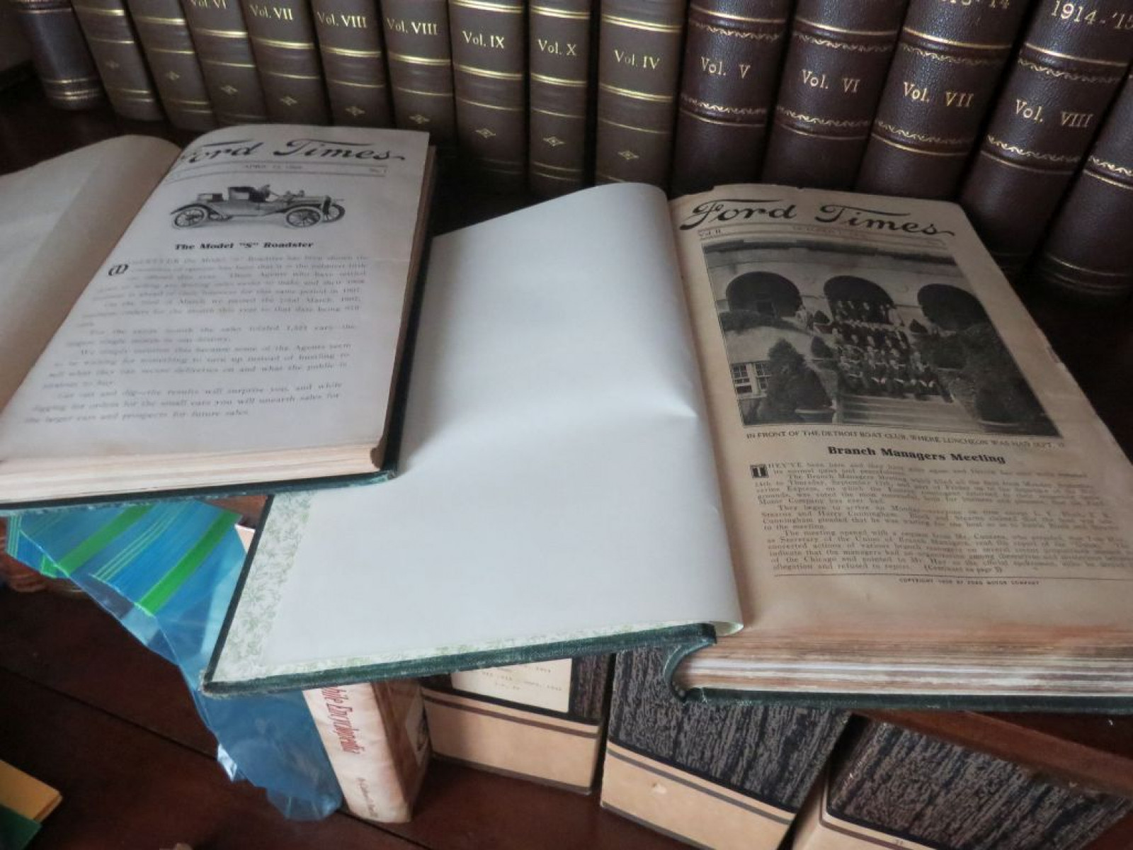 RARE and Excellent Condition of Ford Times From 1908-1917 Bound and Compiled - Image 6