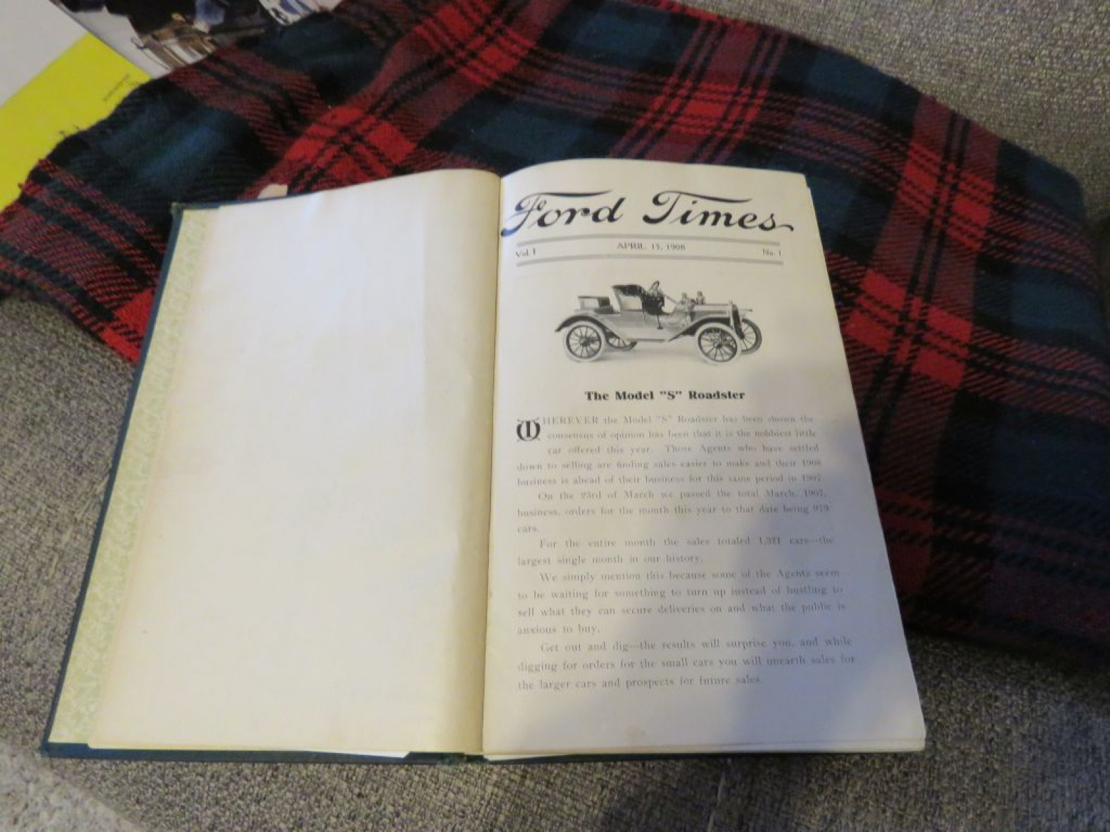 RARE and Excellent Condition of Ford Times From 1908-1917 Bound and Compiled - Image 7