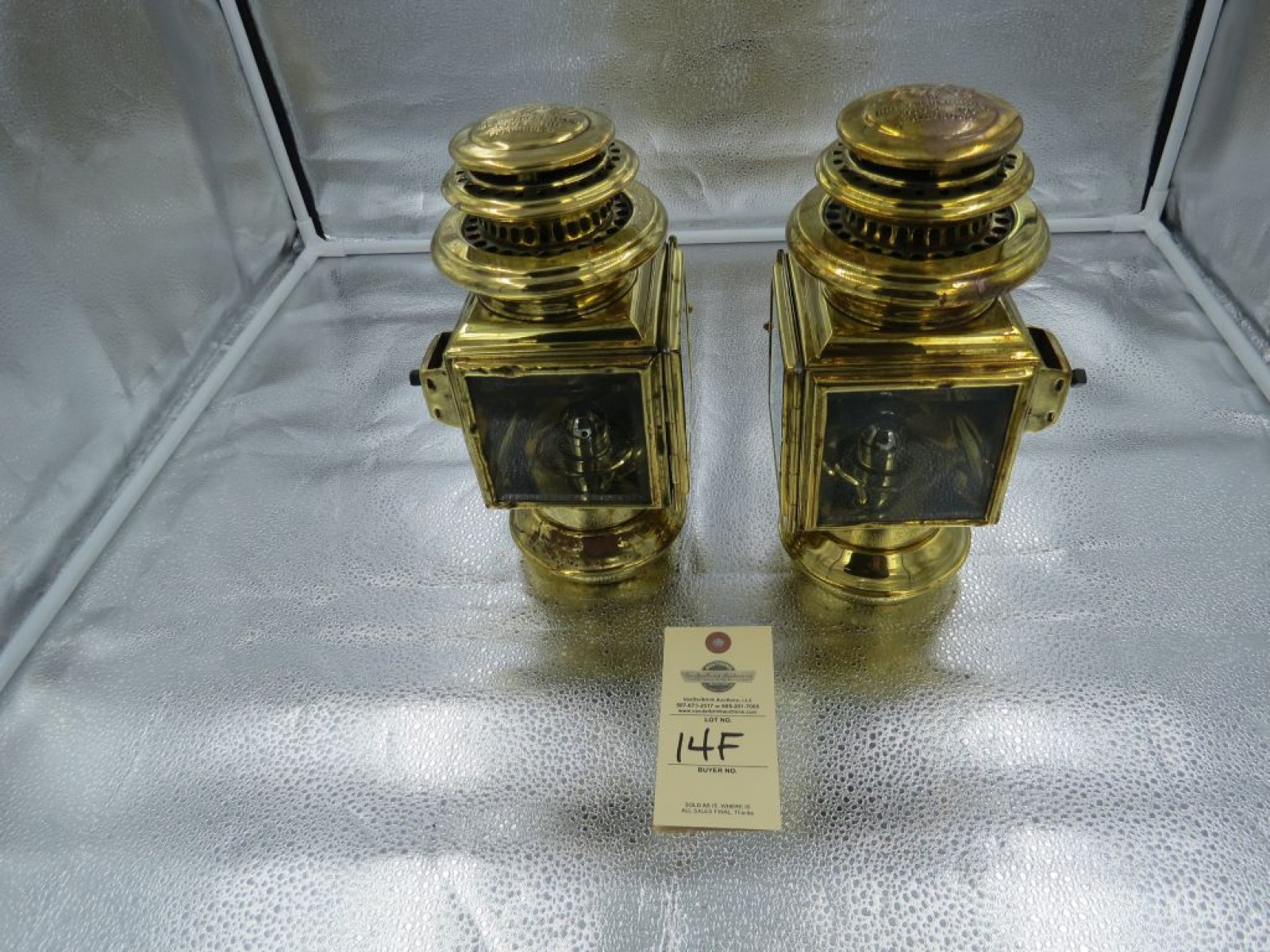 Pair of Ford JNO Brown #100 Sidelight - Image 5