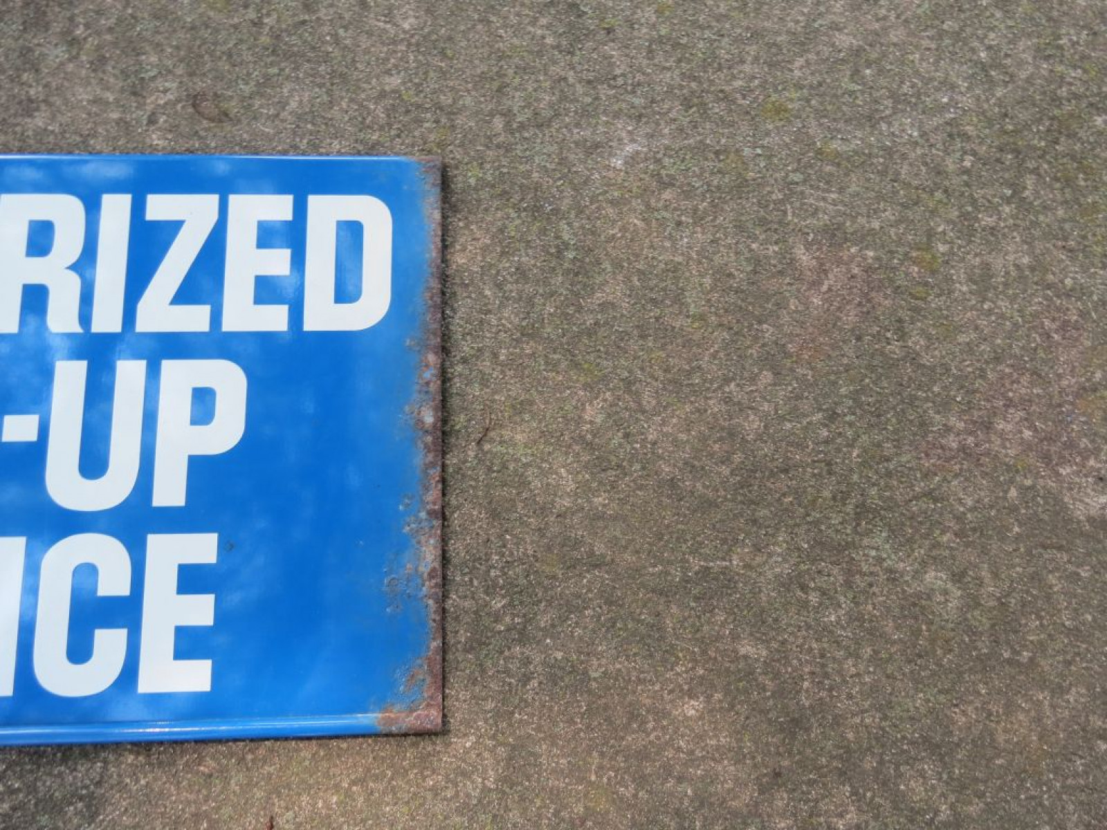 Dx Authorized Double Sided Tin Tune Up Sign - Image 2