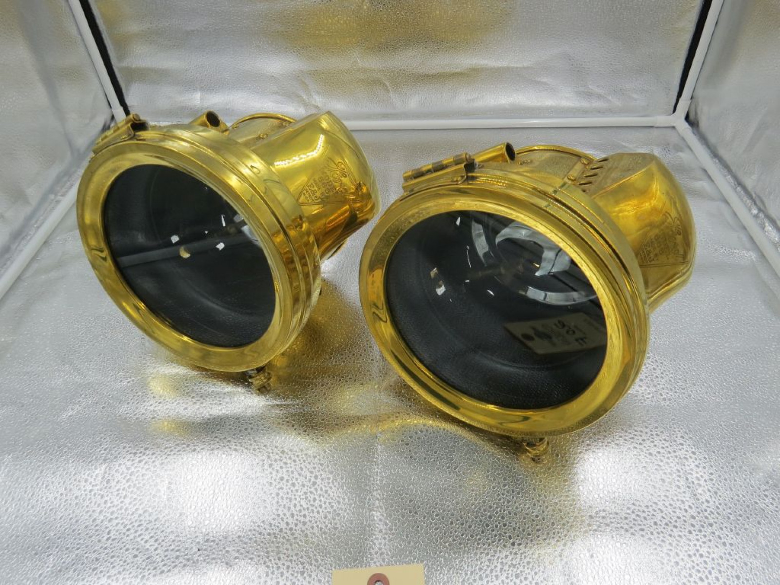 Brass E+J Model 66 headlights - Image 1