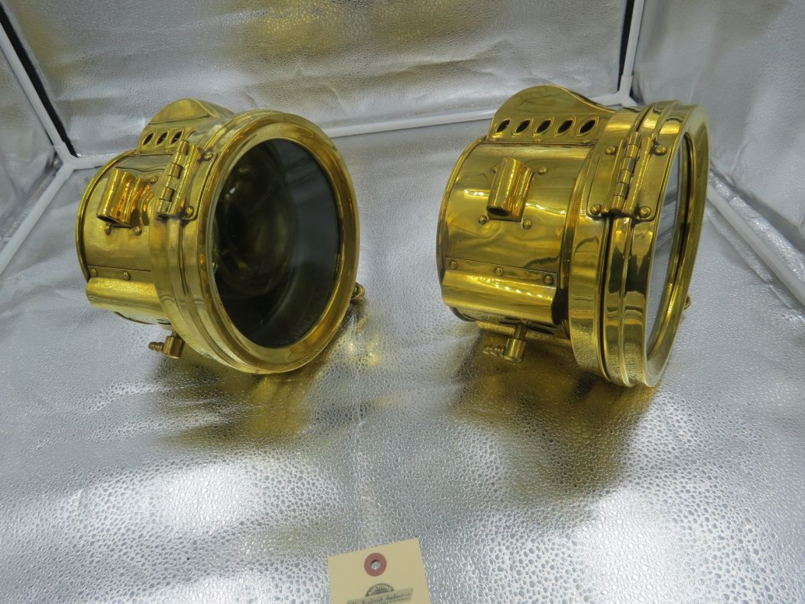 Brass E+J Model 66 headlights - Image 3